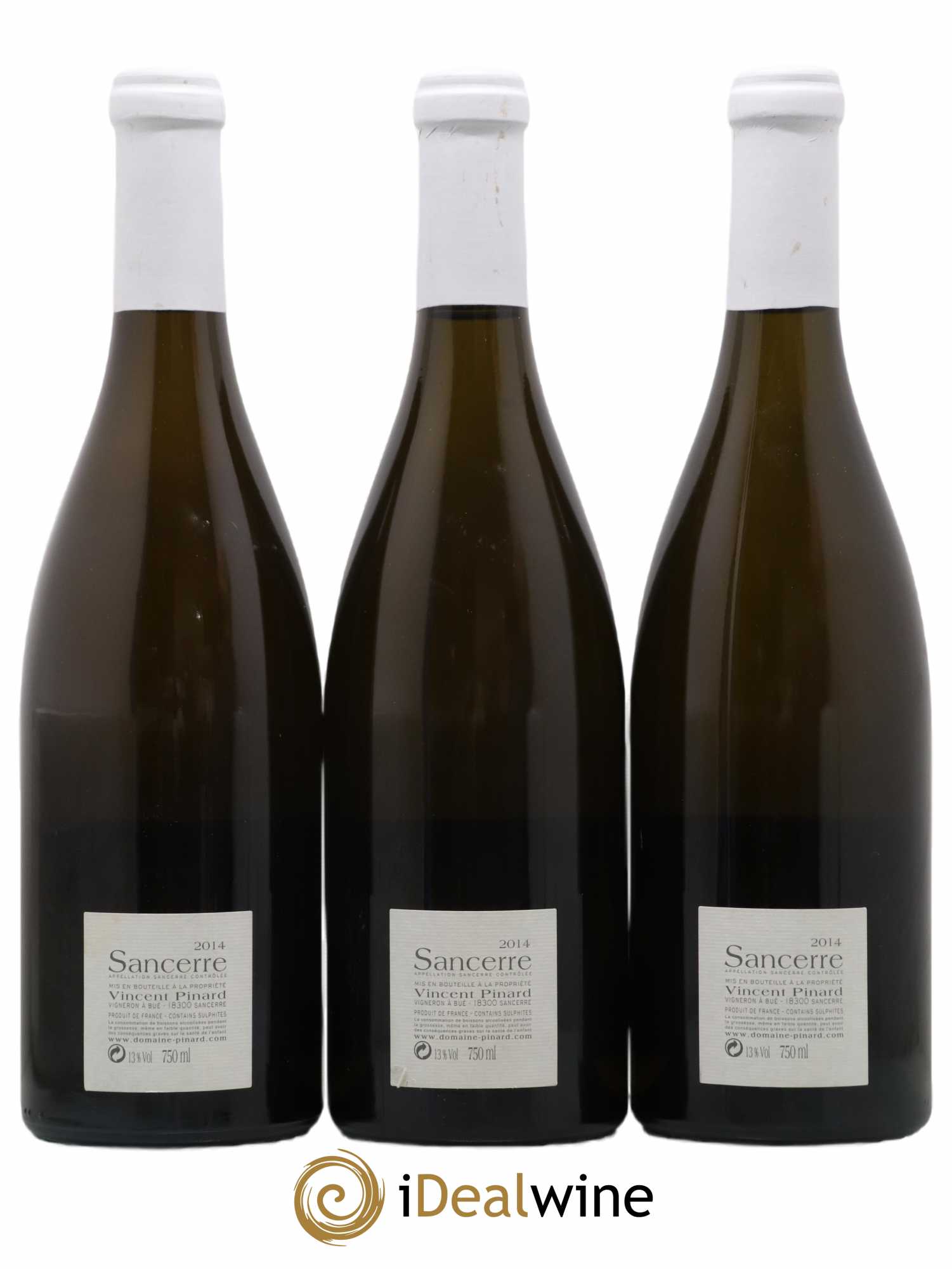 Sancerre Petit Chemarin Vincent Pinard 2014 - Lot of 3 bottles - 1