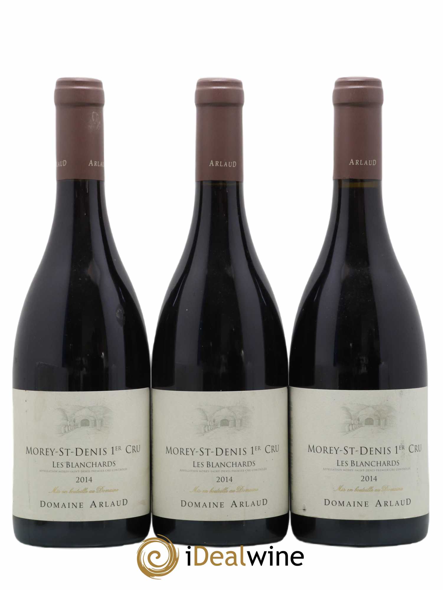 Morey-Saint-Denis 1er Cru Les Blanchards Arlaud 2014 - Lot de 3 bouteilles - 0