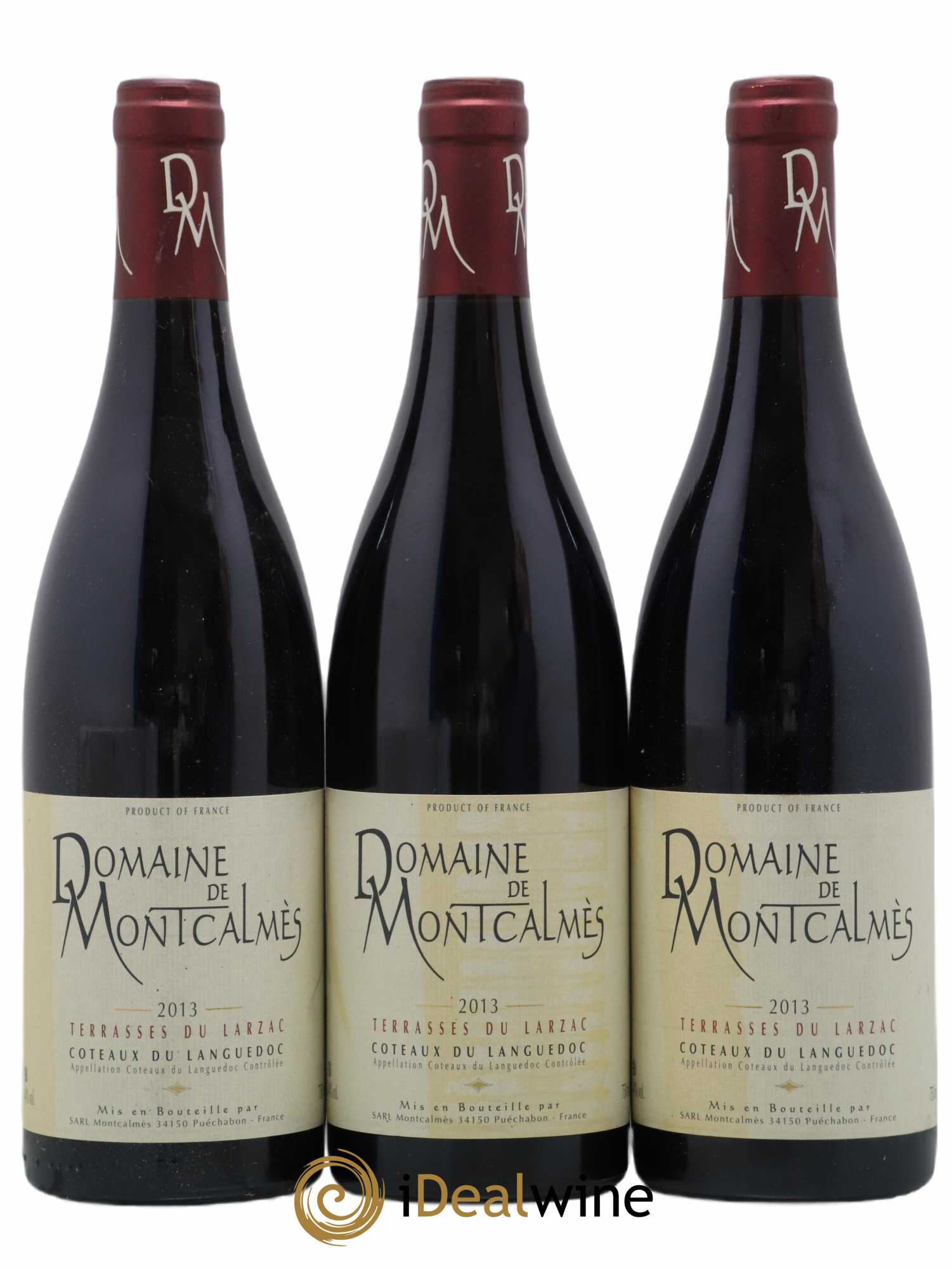 Coteaux du Languedoc Domaine de Montcalmès Frédéric Pourtalié 2013 - Lot de 3 bouteilles - 0