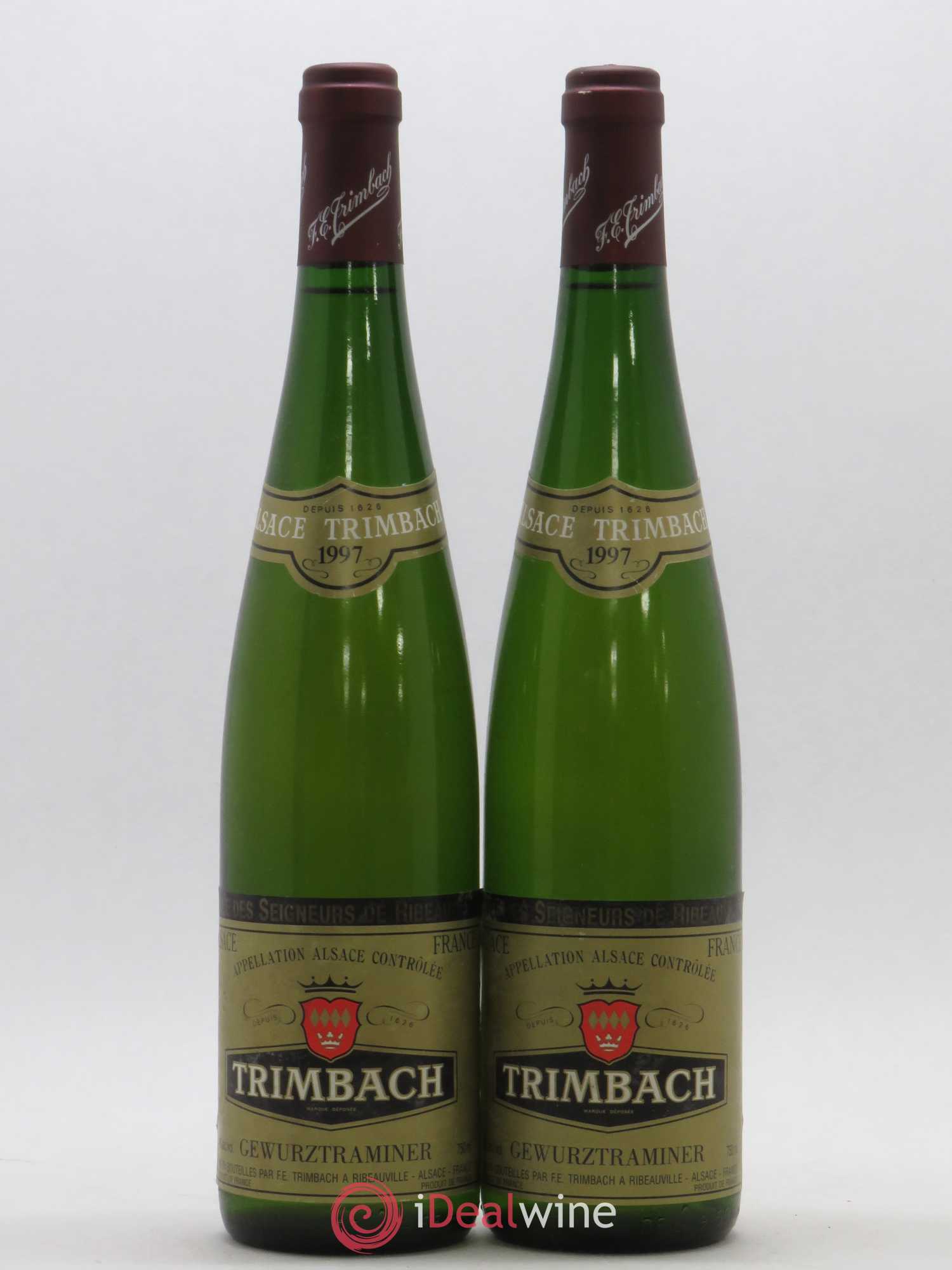 Alsace Gewurztraminer Seigneurs de Ribeaupierre Trimbach (Domaine) 1997 - Lot de 2 bouteilles - 0