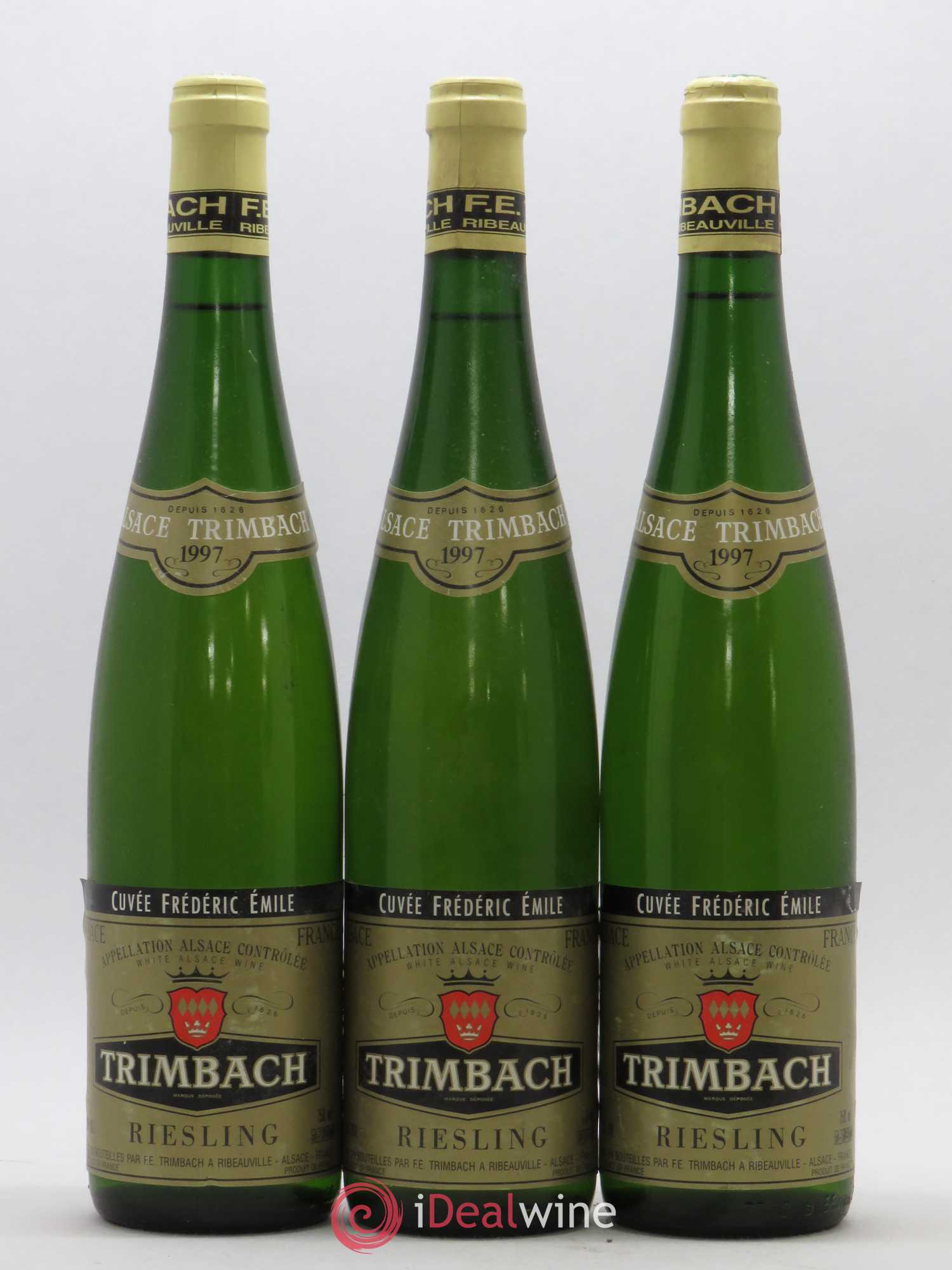 Alsace Riesling Cuvée Frédéric Emile Trimbach (Domaine) 1997 - Lot de 3 bouteilles - 0