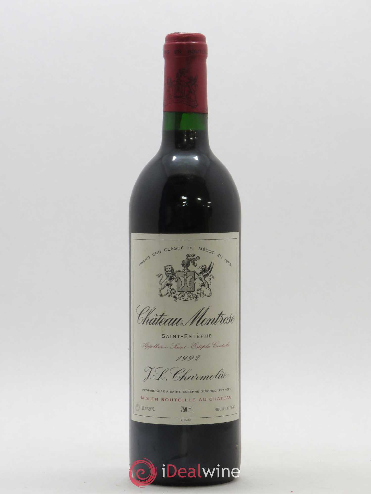 Château Montrose 2ème Grand Cru Classé 1992 - Lot de 1 bouteille - 0