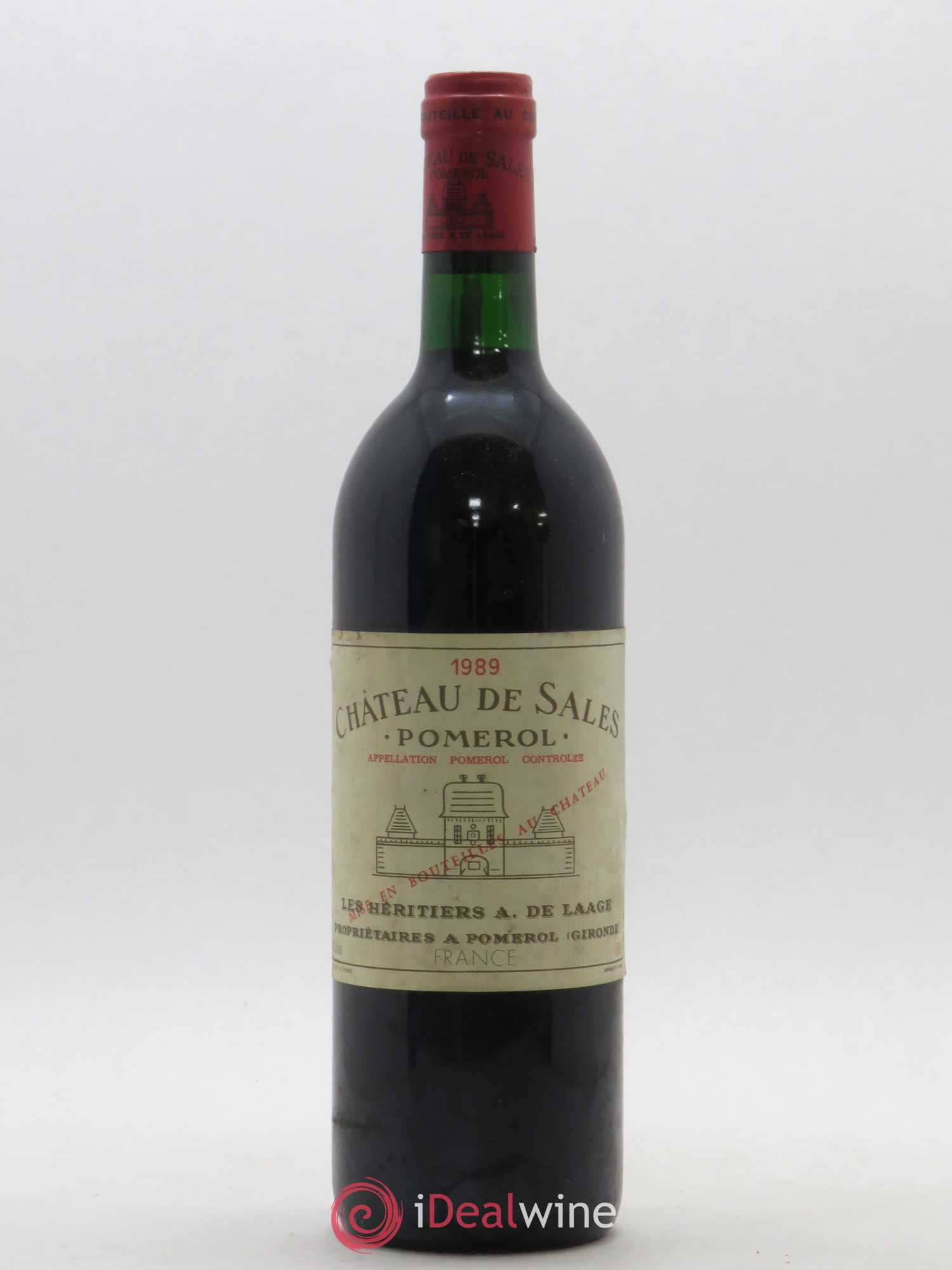 Château de Sales 1989 - Lot de 1 bouteille - 0