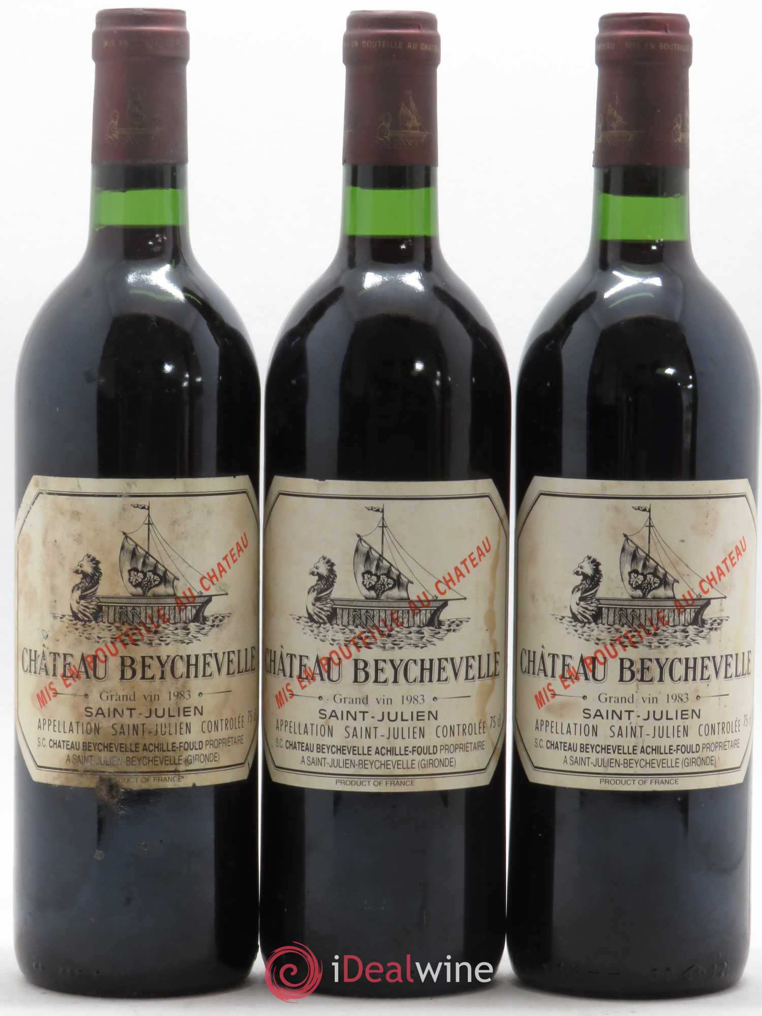 Château Beychevelle 4ème Grand Cru Classé 1983 - Lot de 12 bouteilles - 2