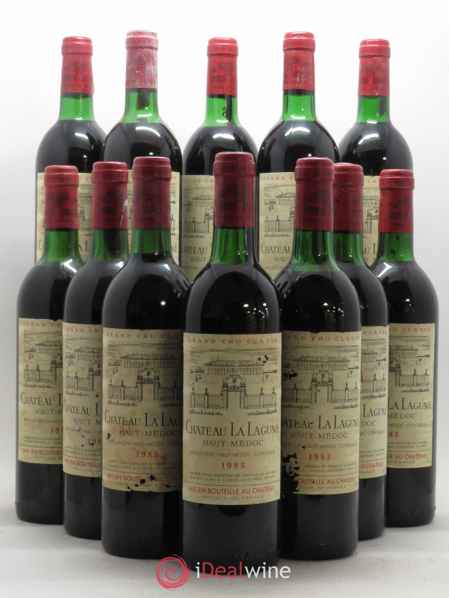 Château la Lagune 3ème Grand Cru Classé 1983 - Lot de 12 bouteilles - 0
