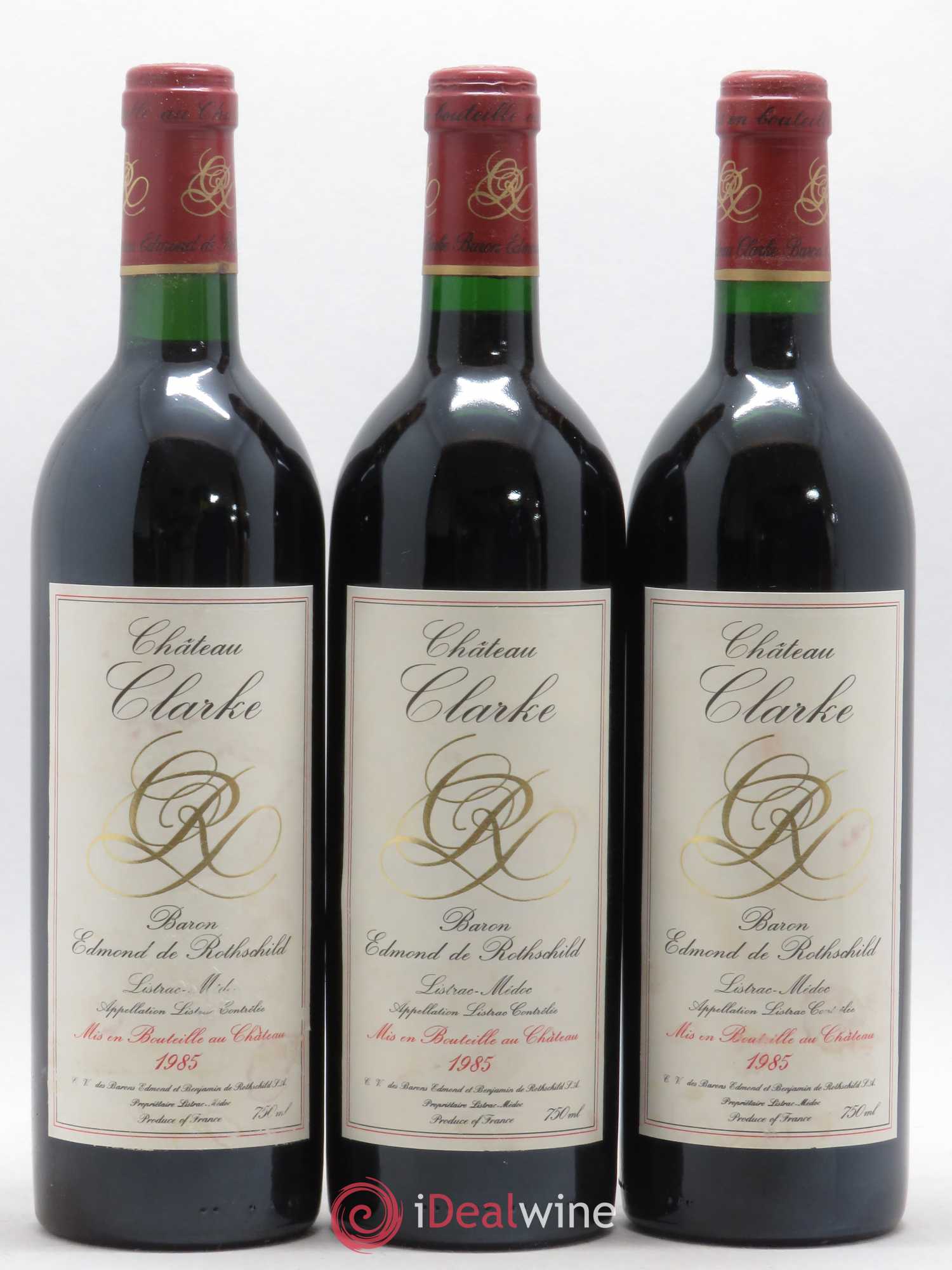 Château Clarke 1985 - Lot de 12 bouteilles - 3