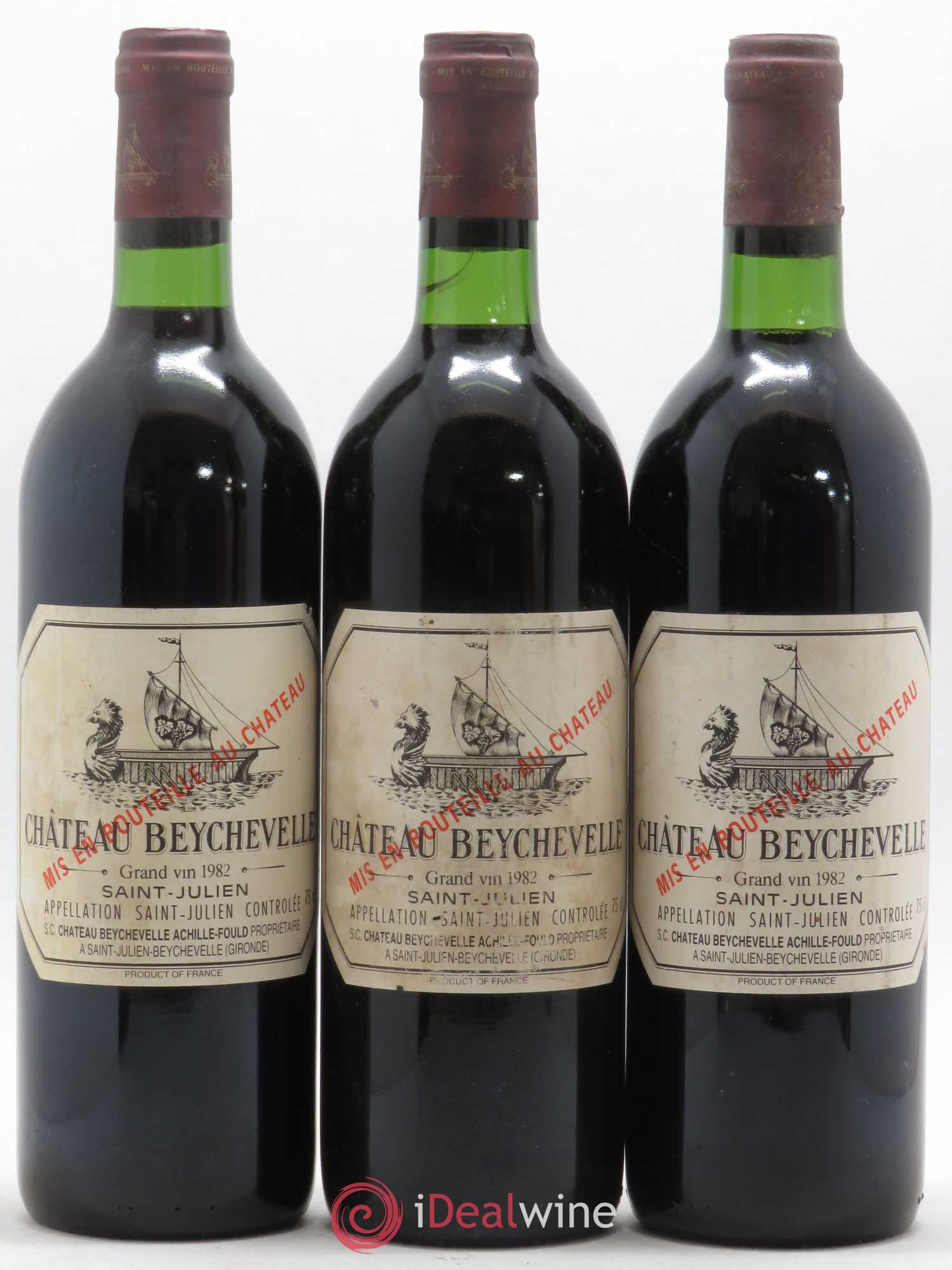 Château Beychevelle 4ème Grand Cru Classé 1982 - Lot de 12 bouteilles - 2