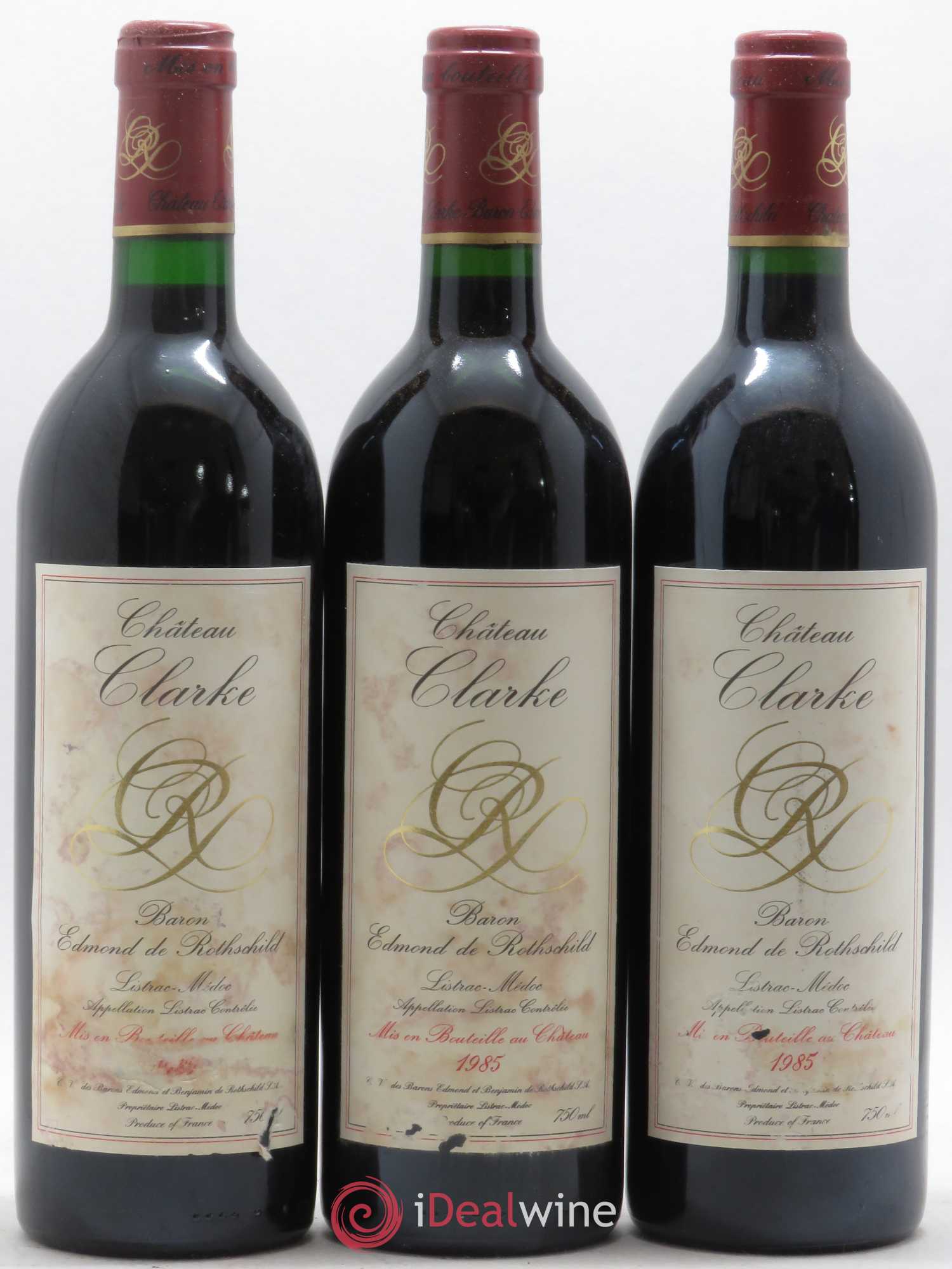 Château Clarke 1985 - Lot de 12 bouteilles - 3