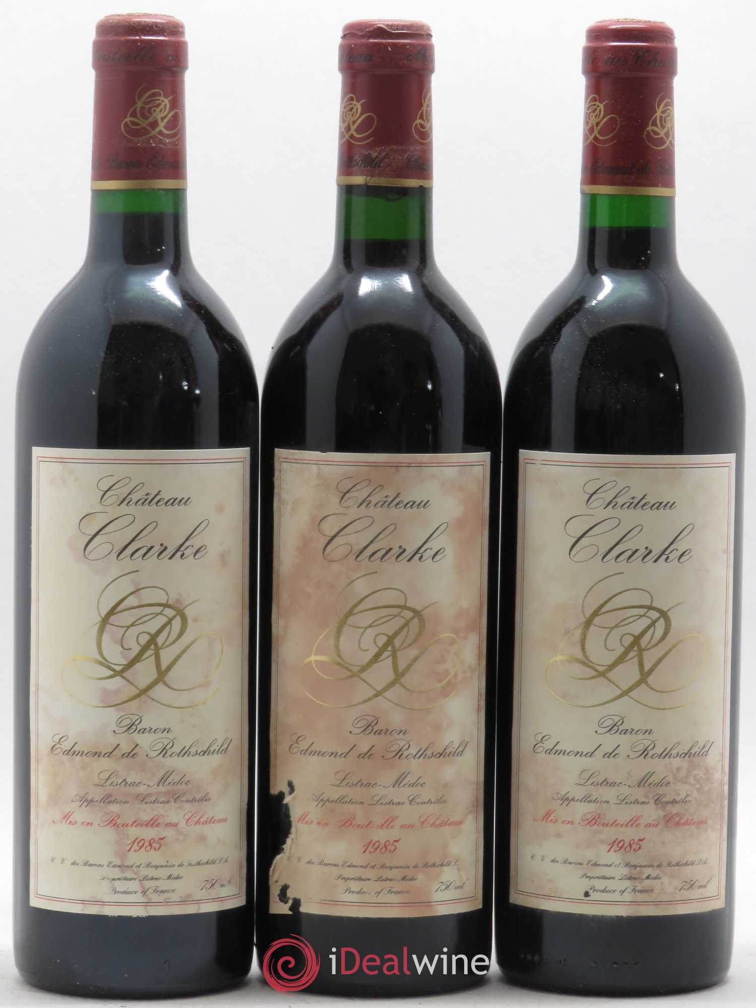 Château Clarke 1985 - Lot de 12 bouteilles - 4