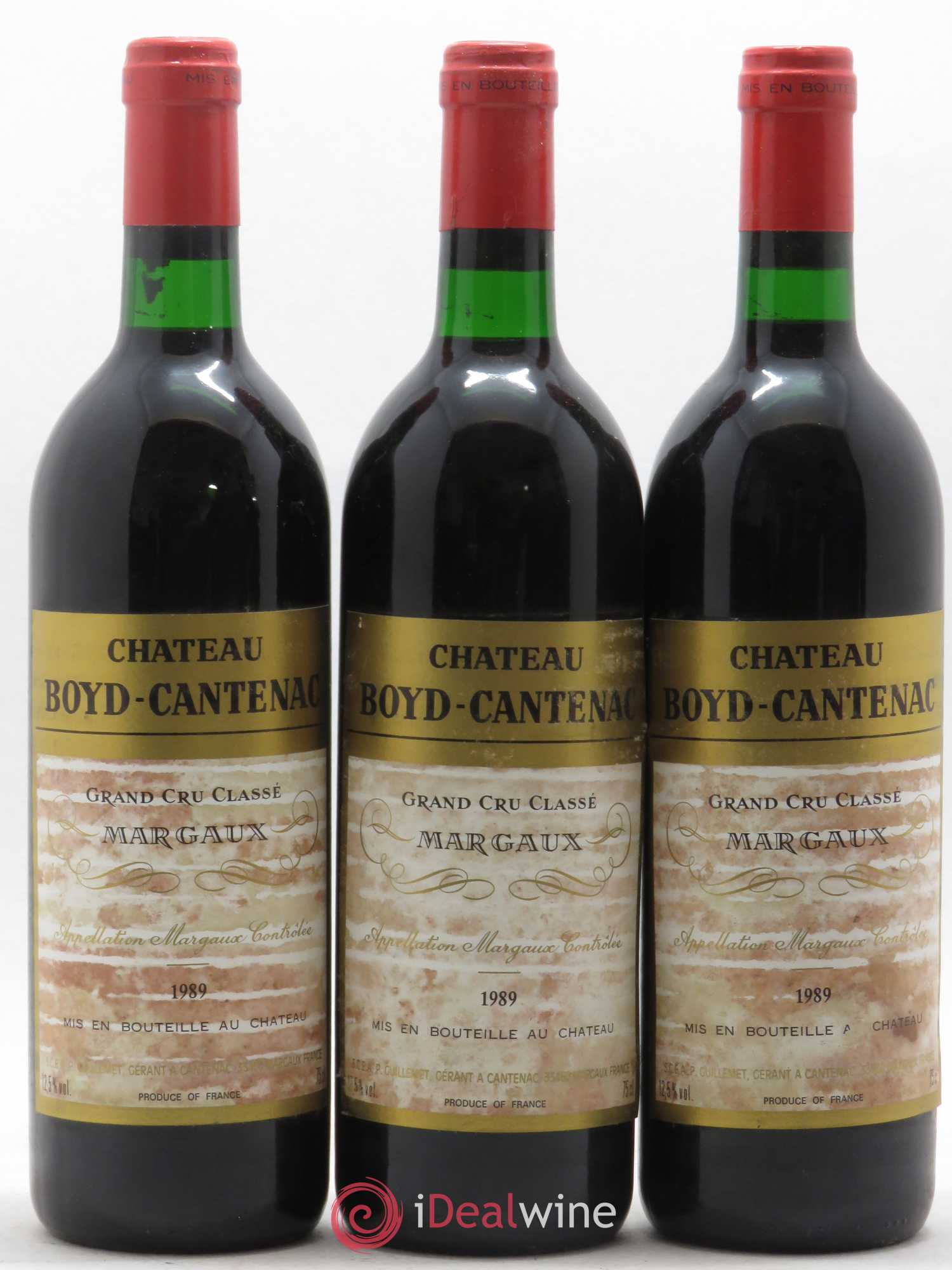 Château Boyd Cantenac 3ème Grand Cru Classé 1989 - Lot de 12 bouteilles - 2