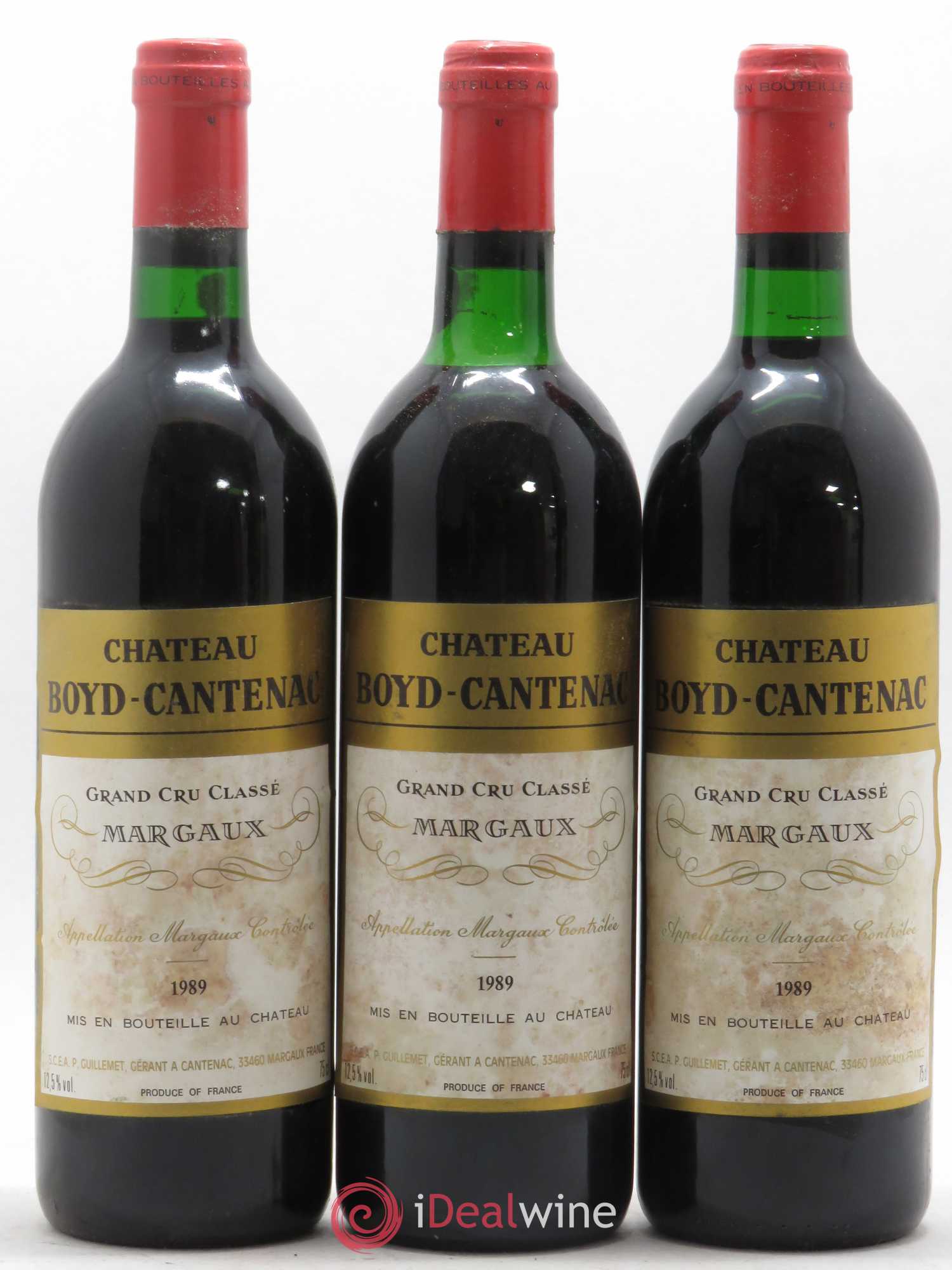 Château Boyd Cantenac 3ème Grand Cru Classé 1989 - Lot de 12 bouteilles - 3