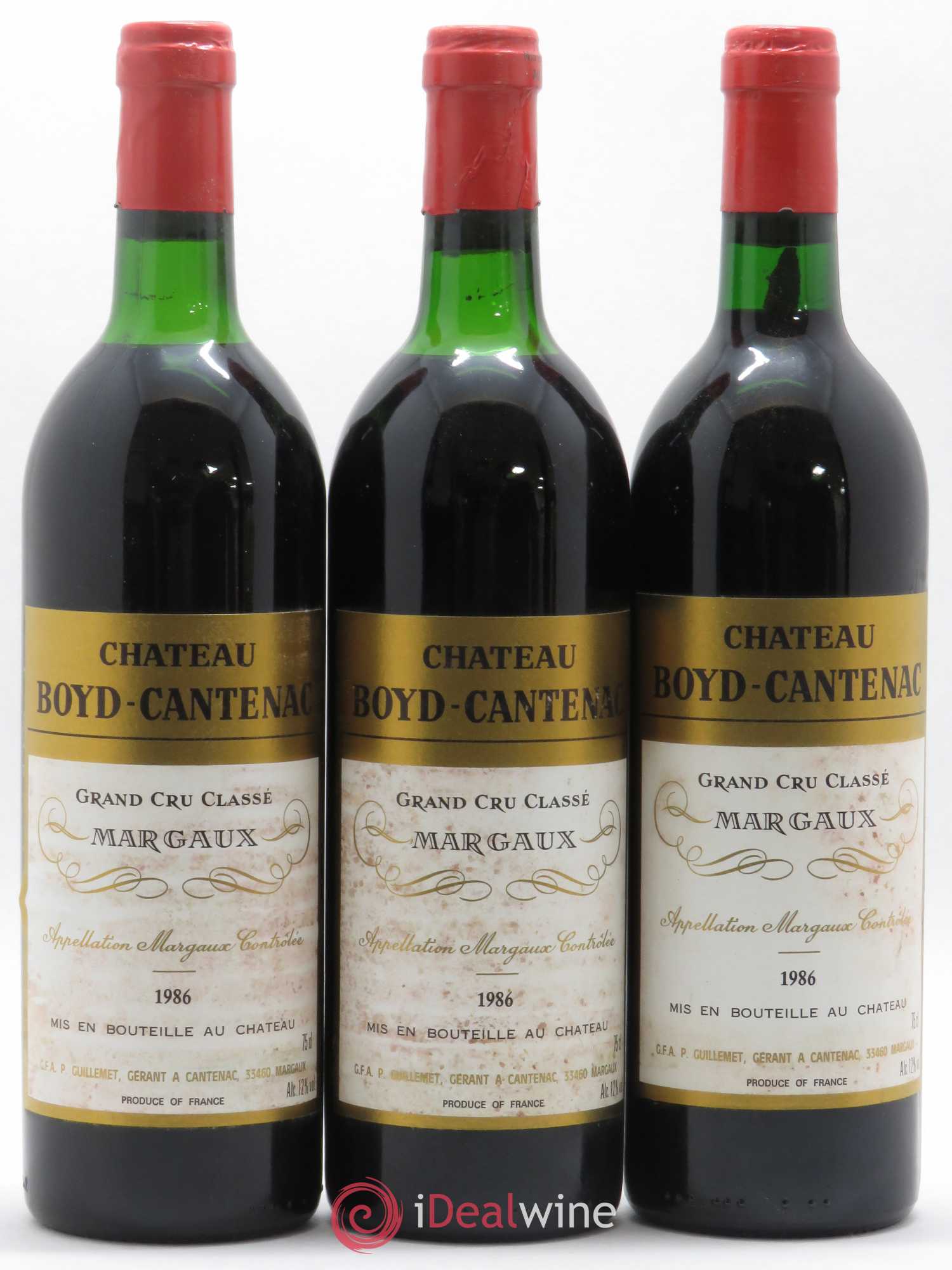 Château Boyd Cantenac 3ème Grand Cru Classé 1986 - Lot de 12 bouteilles - 2