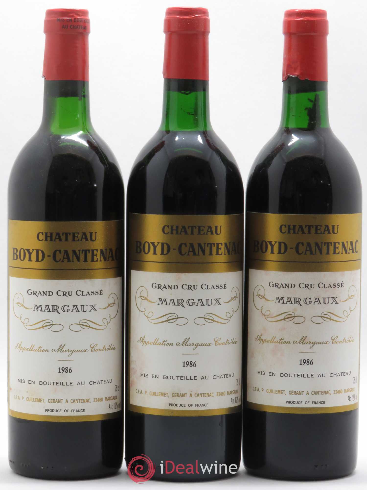 Château Boyd Cantenac 3ème Grand Cru Classé 1986 - Lot de 12 bouteilles - 4