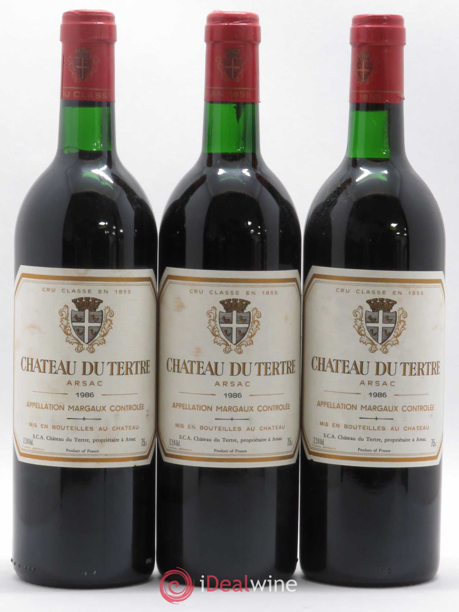 Château du Tertre 5ème Grand Cru Classé 1986 - Lot de 12 bouteilles - 2