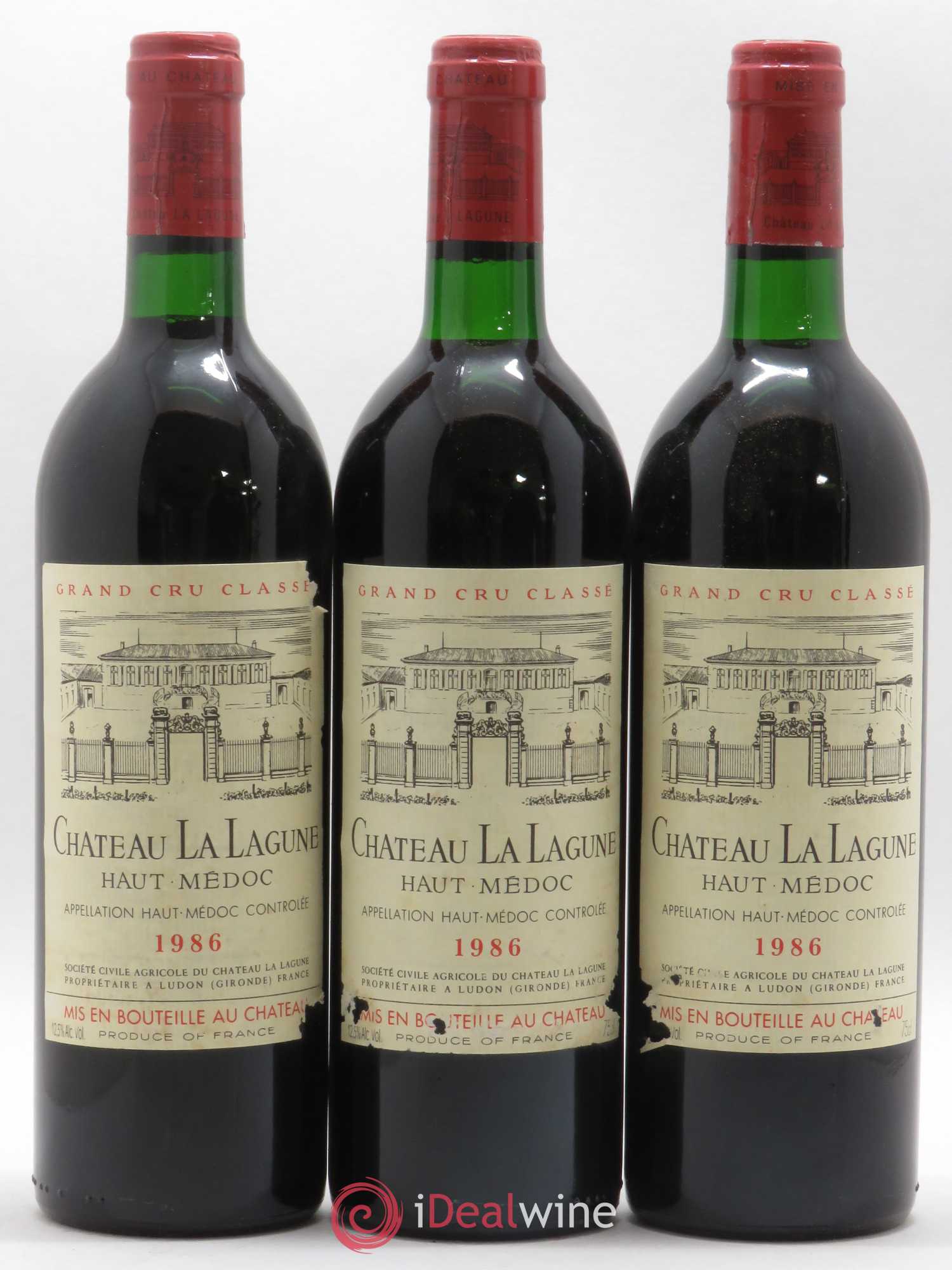 Château la Lagune 3ème Grand Cru Classé 1986 - Lot de 12 bouteilles - 3