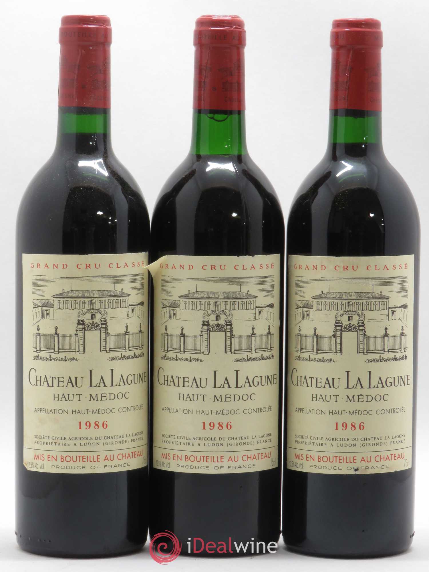 Château la Lagune 3ème Grand Cru Classé 1986 - Lot de 12 bouteilles - 4