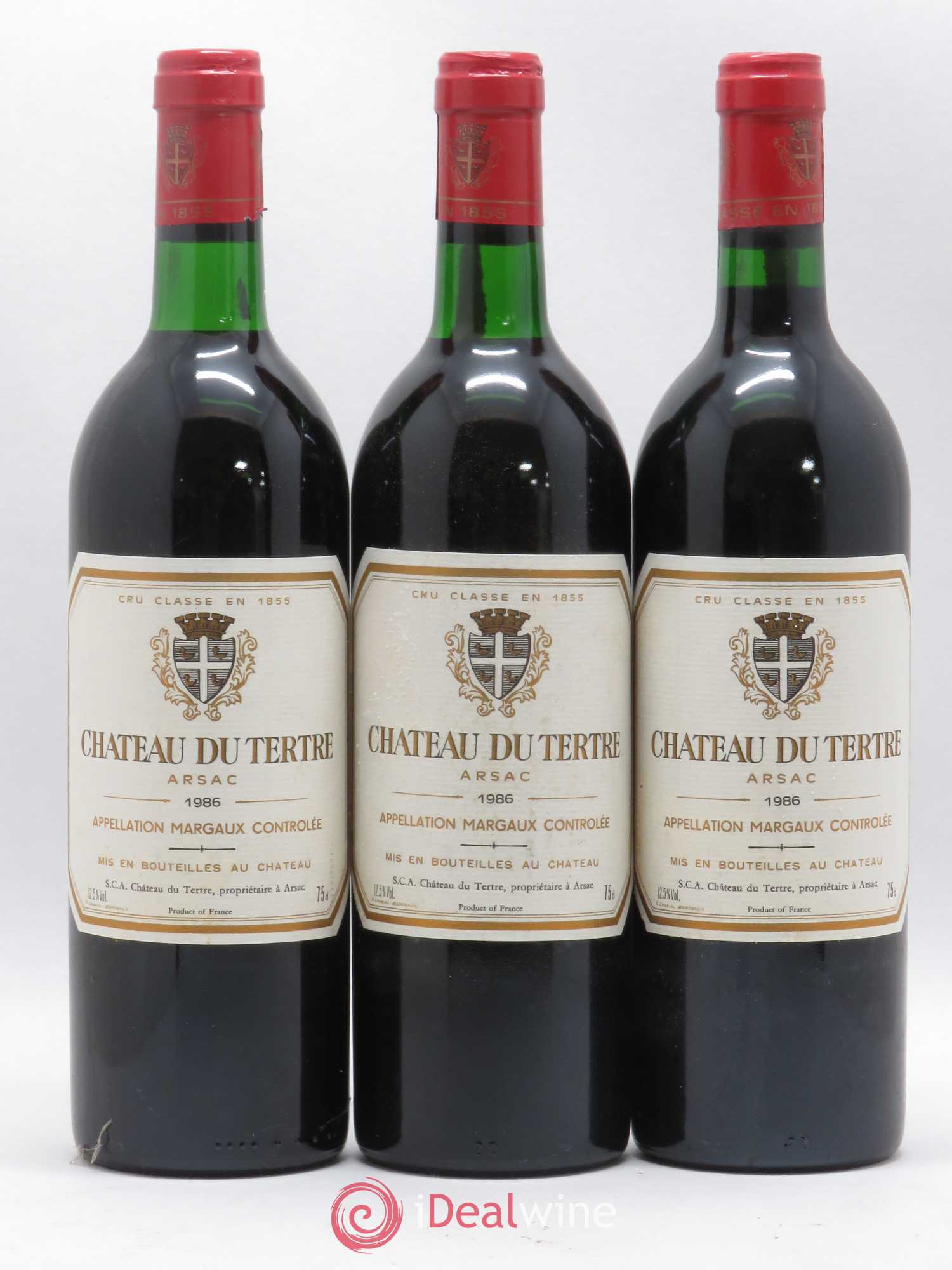 Château du Tertre 5ème Grand Cru Classé 1986 - Lot de 12 bouteilles - 2