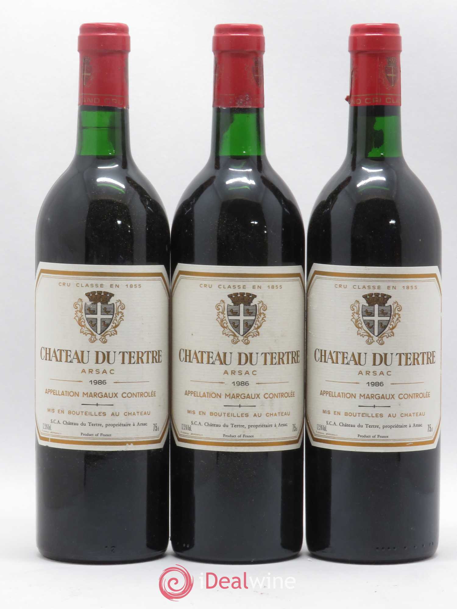 Château du Tertre 5ème Grand Cru Classé 1986 - Lot de 12 bouteilles - 4