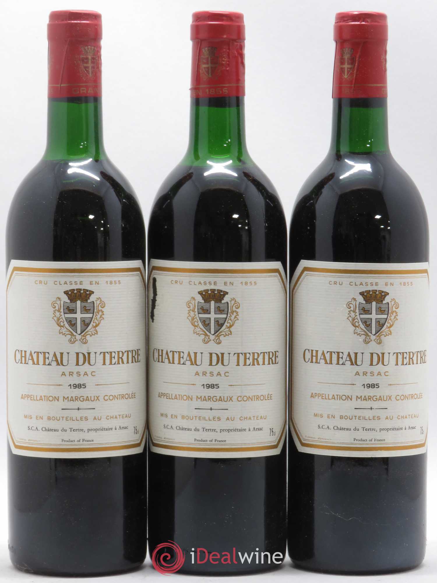 Château du Tertre 5ème Grand Cru Classé 1985 - Lot de 12 bouteilles - 1