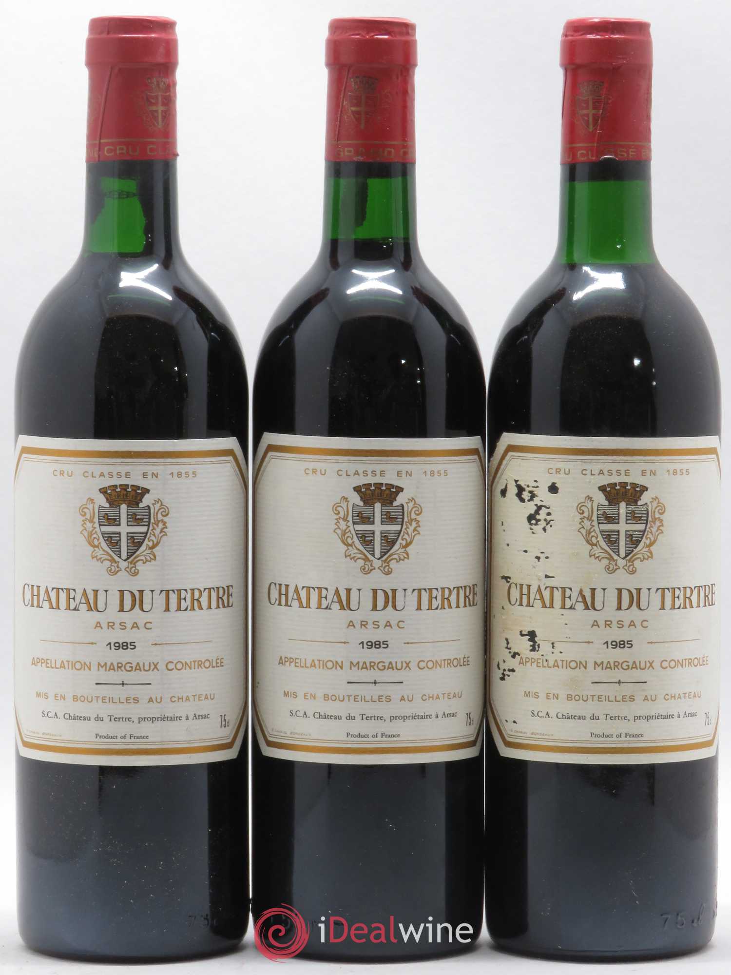 Château du Tertre 5ème Grand Cru Classé 1985 - Lot de 12 bouteilles - 4