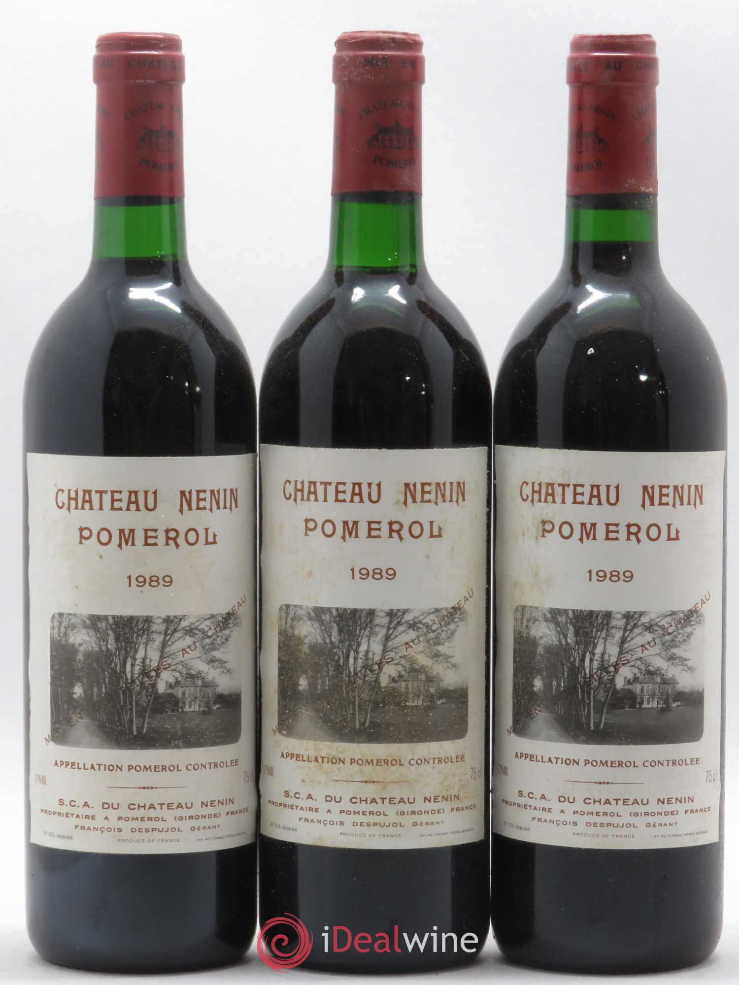 Château Nenin 1989 - Lot de 12 bouteilles - 1