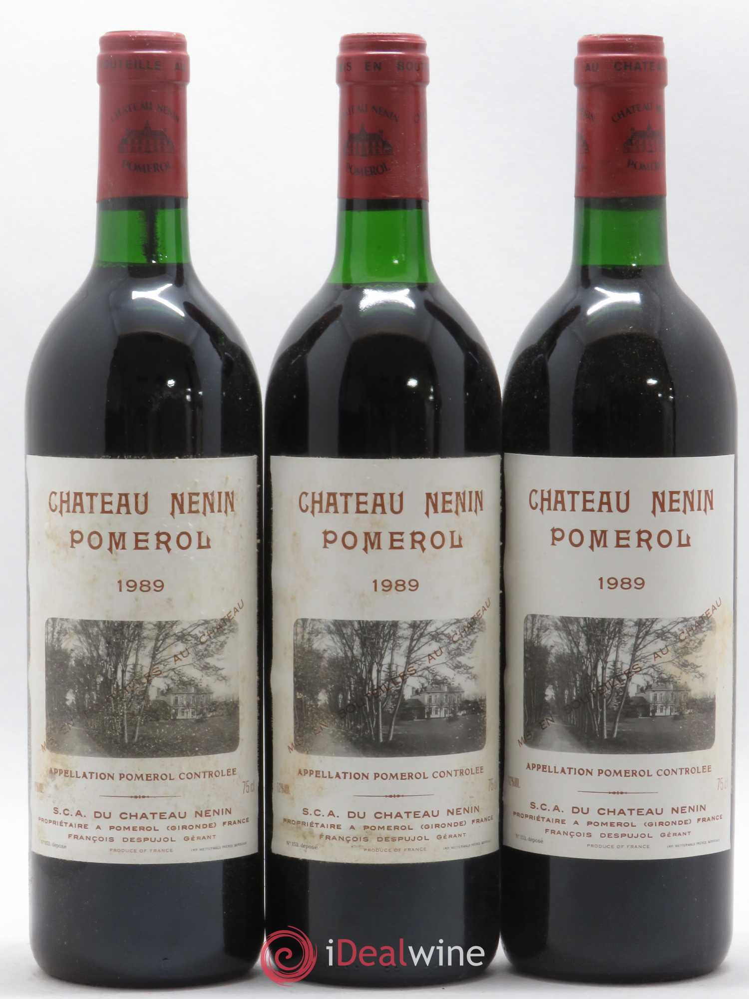 Château Nenin 1989 - Lot de 12 bouteilles - 3