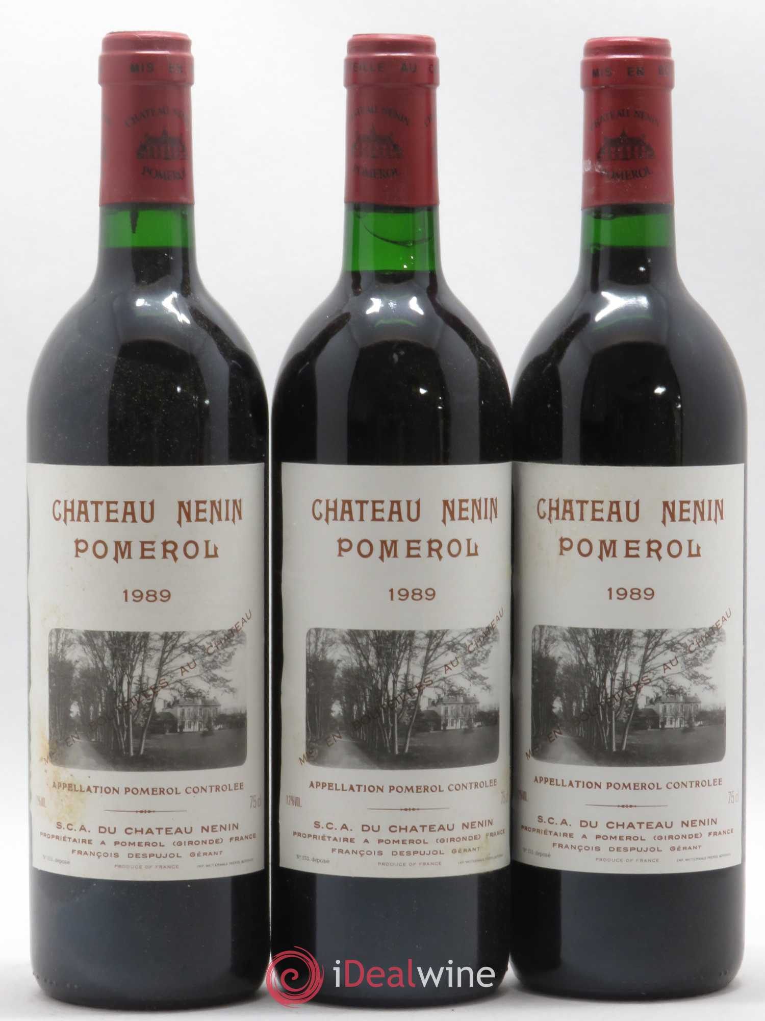 Château Nenin 1989 - Lot de 12 bouteilles - 4