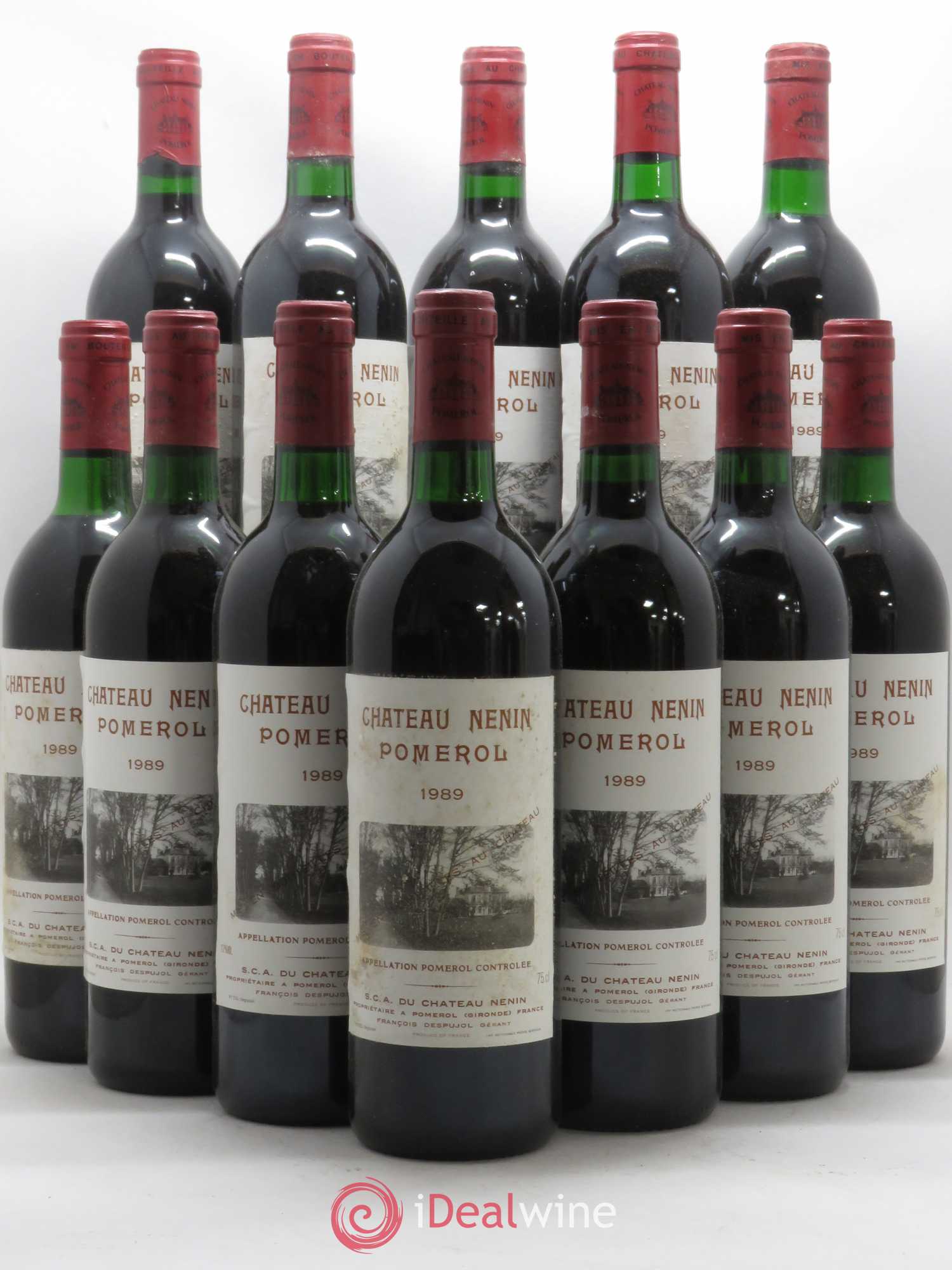 Château Nenin 1989 - Lot de 12 bouteilles - 0