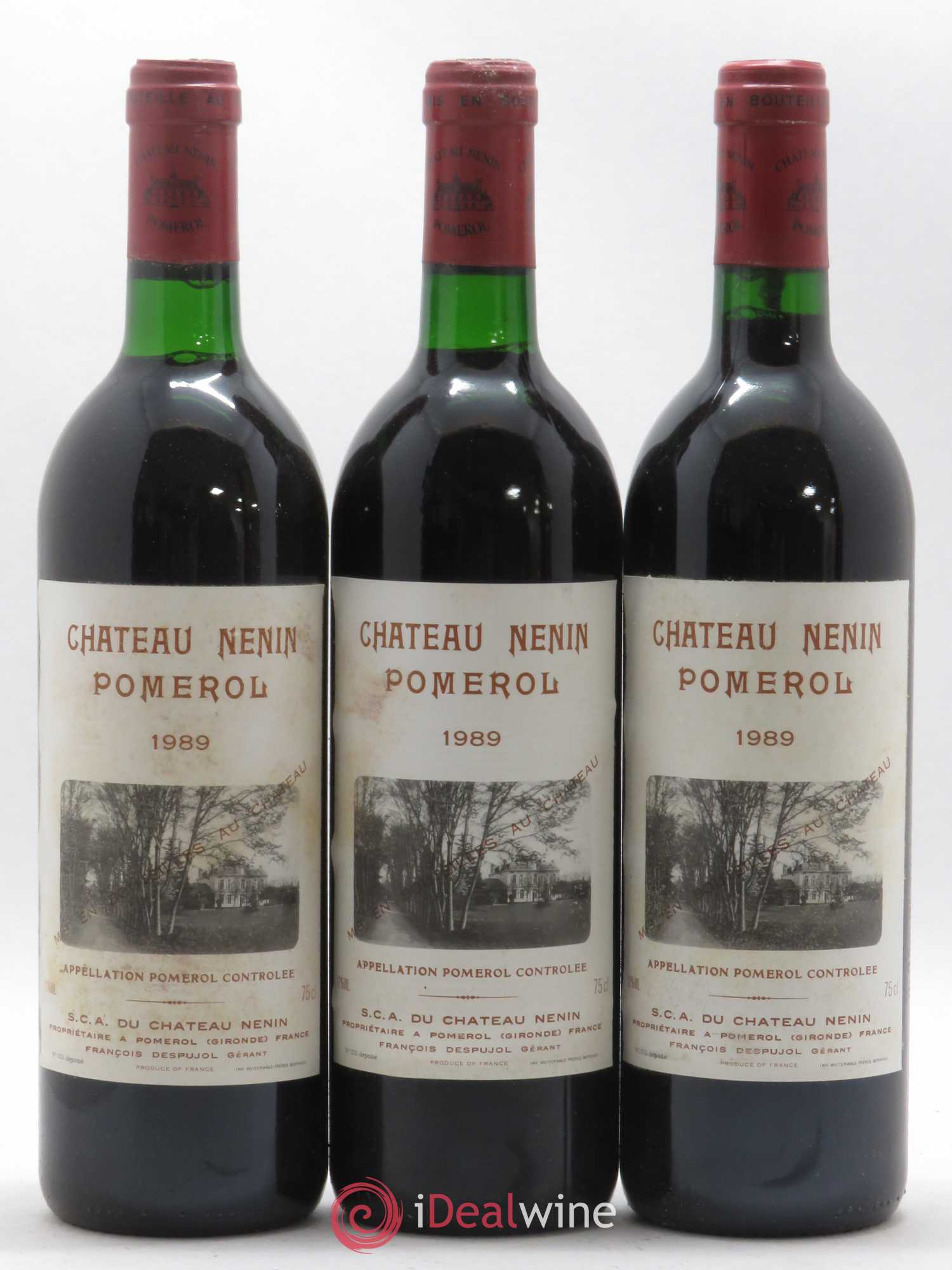 Château Nenin 1989 - Lot de 12 bouteilles - 1