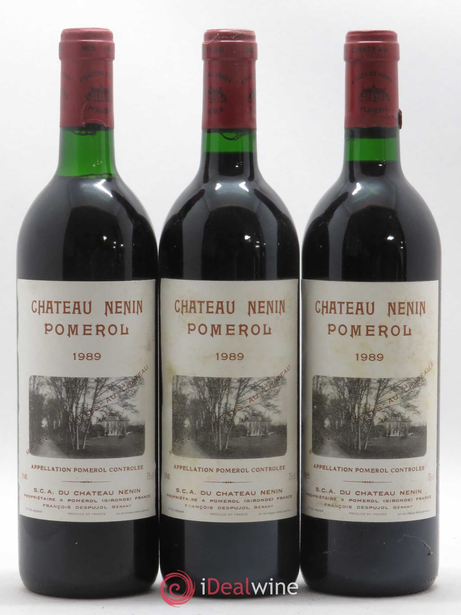 Château Nenin 1989 - Lot de 12 bouteilles - 3