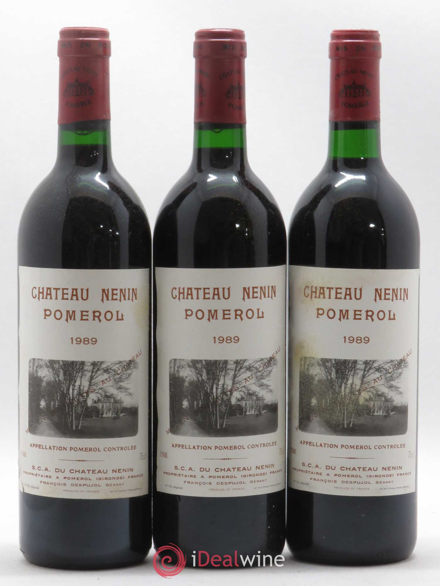 Château Nenin 1989 - Lot de 12 bouteilles - 4