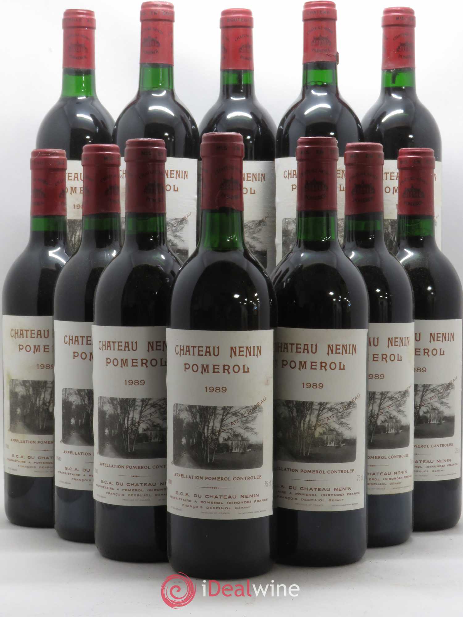 Château Nenin 1989 - Lot de 12 bouteilles - 0