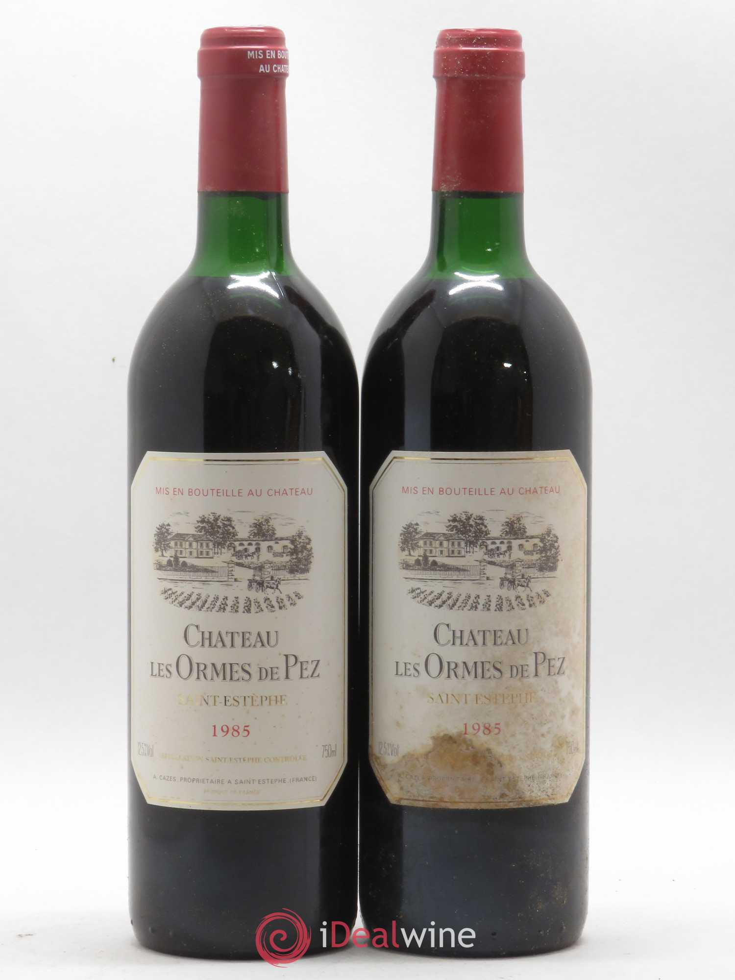 Château les Ormes de Pez 1985 - Lot de 2 bouteilles - 0