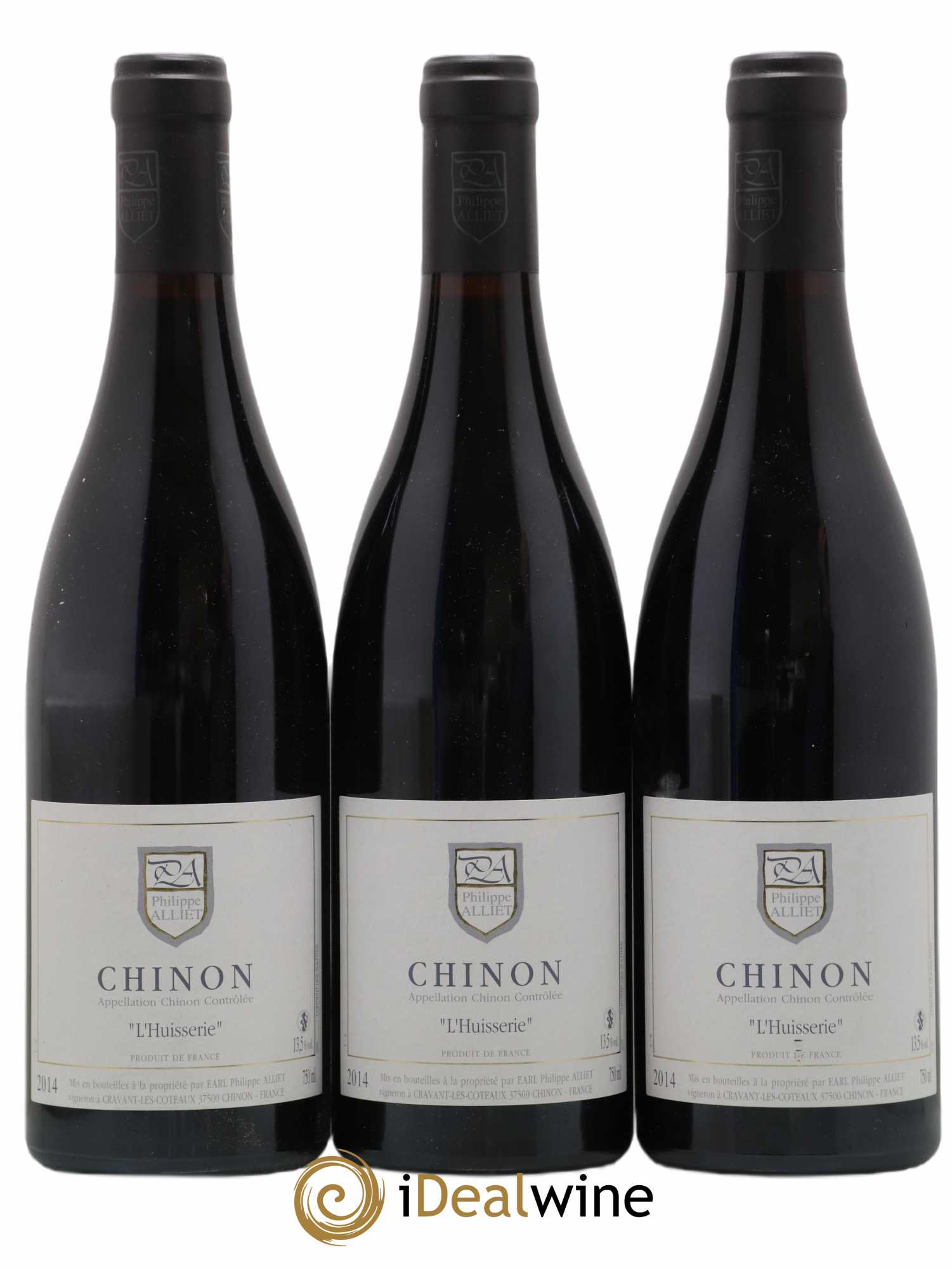 Chinon L'Huisserie Philippe Alliet 2014 - Lot de 3 bouteilles - 0