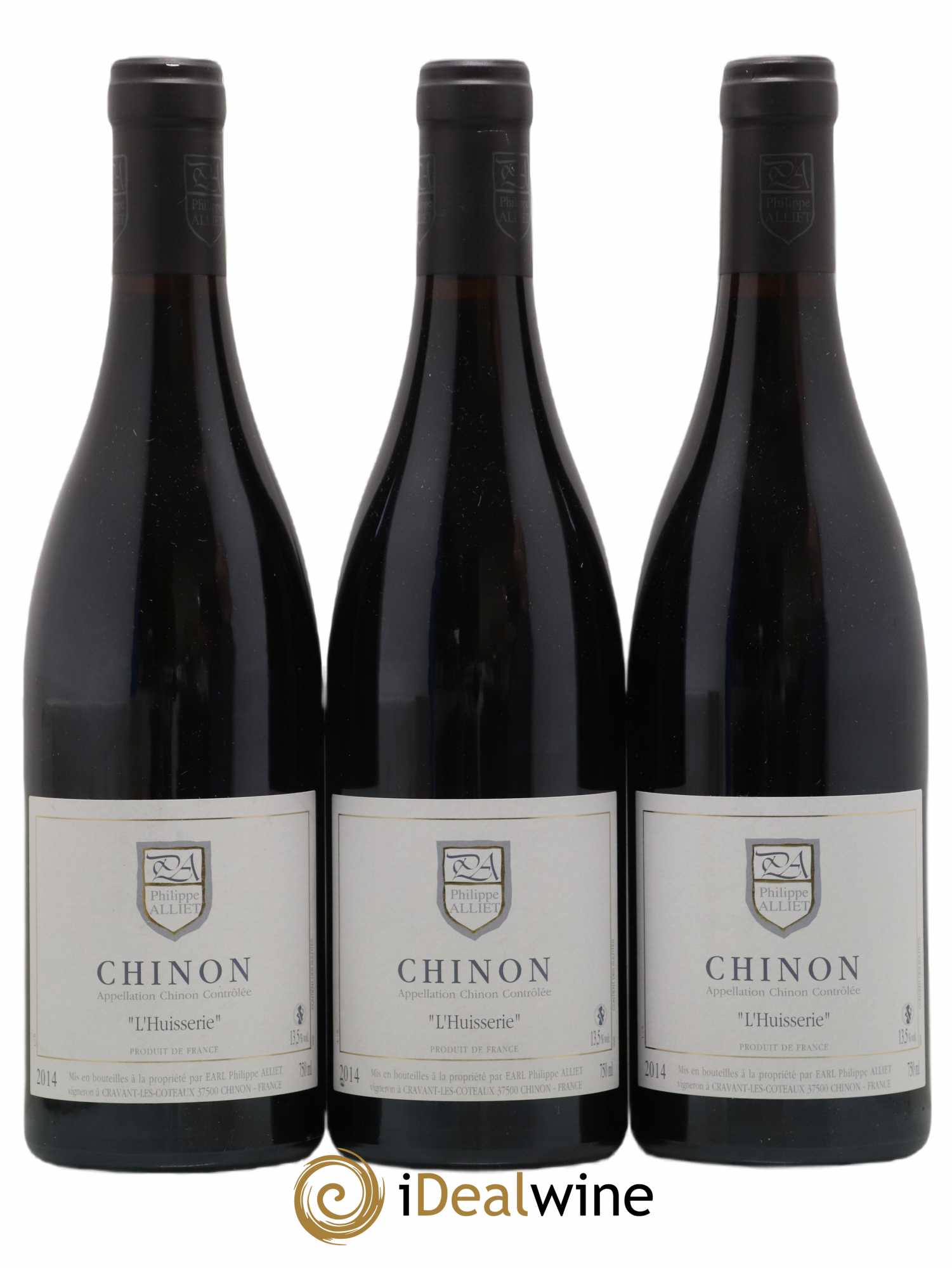 Chinon L'Huisserie Philippe Alliet 2014 - Lot de 3 bouteilles - 0