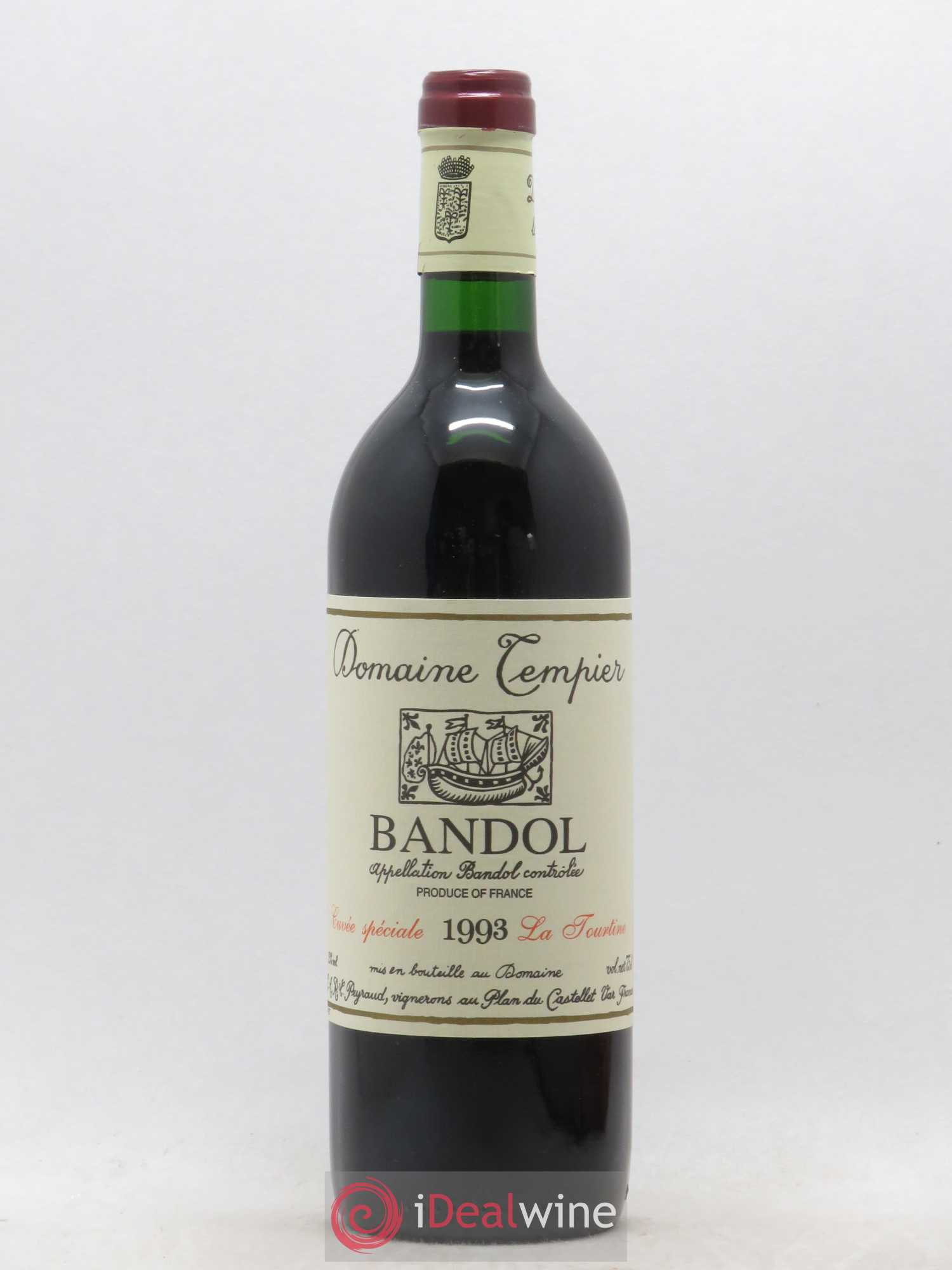Bandol Domaine Tempier La Tourtine Famille Peyraud 1993 - Lot de 1 bouteille - 0