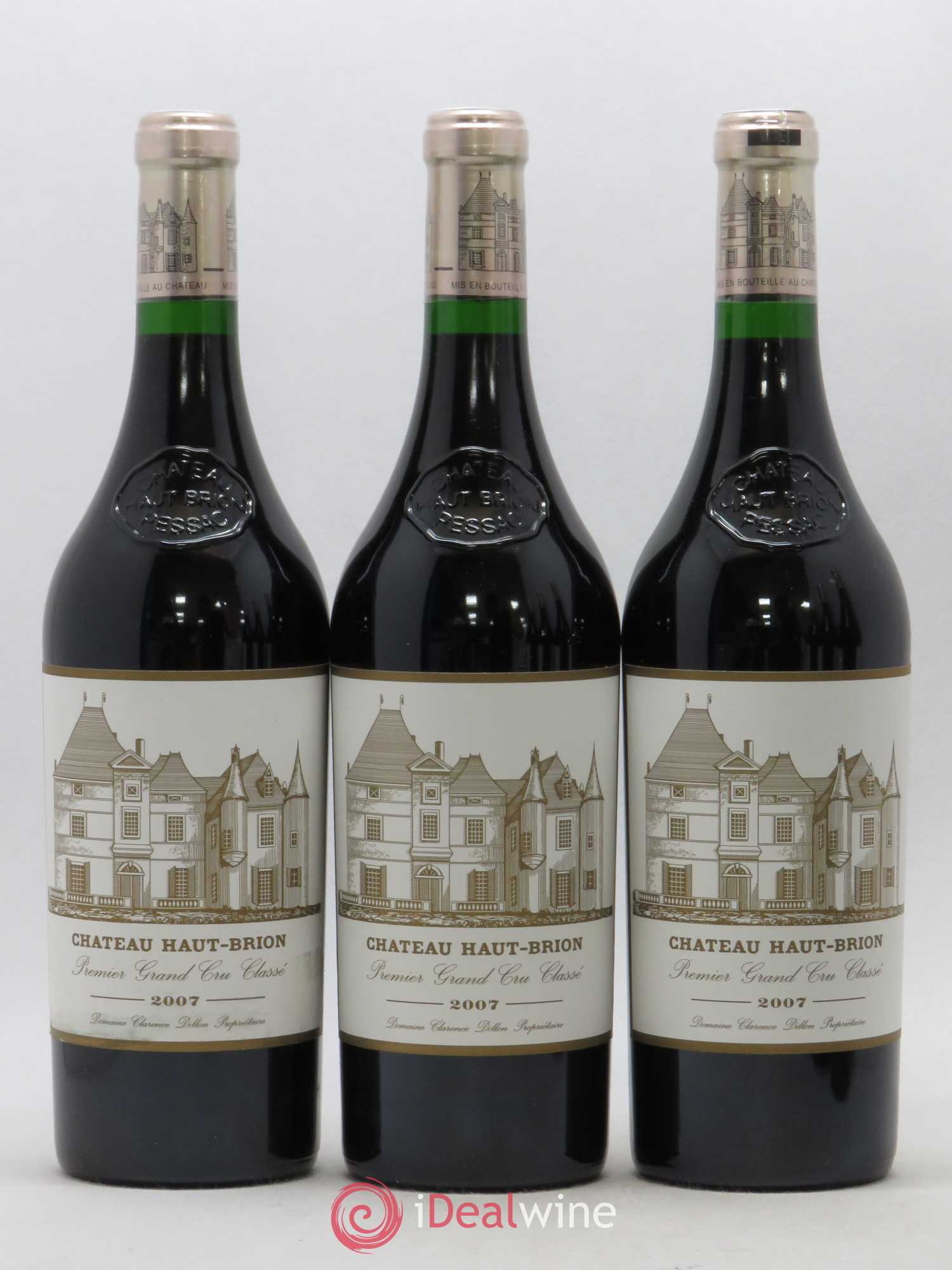 Château Haut Brion 1er Grand Cru Classé 2007 - Lot de 6 bouteilles - 1