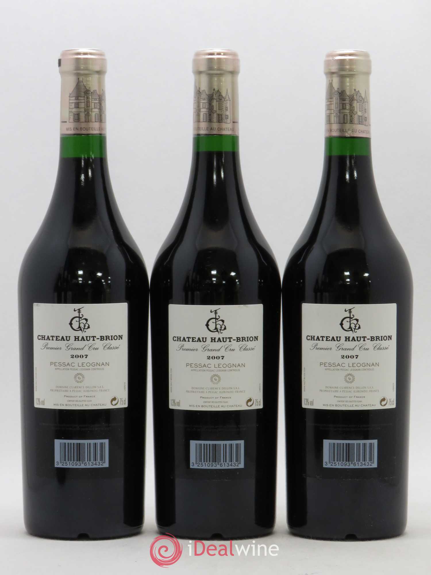 Château Haut Brion 1er Grand Cru Classé 2007 - Lot de 6 bouteilles - 4