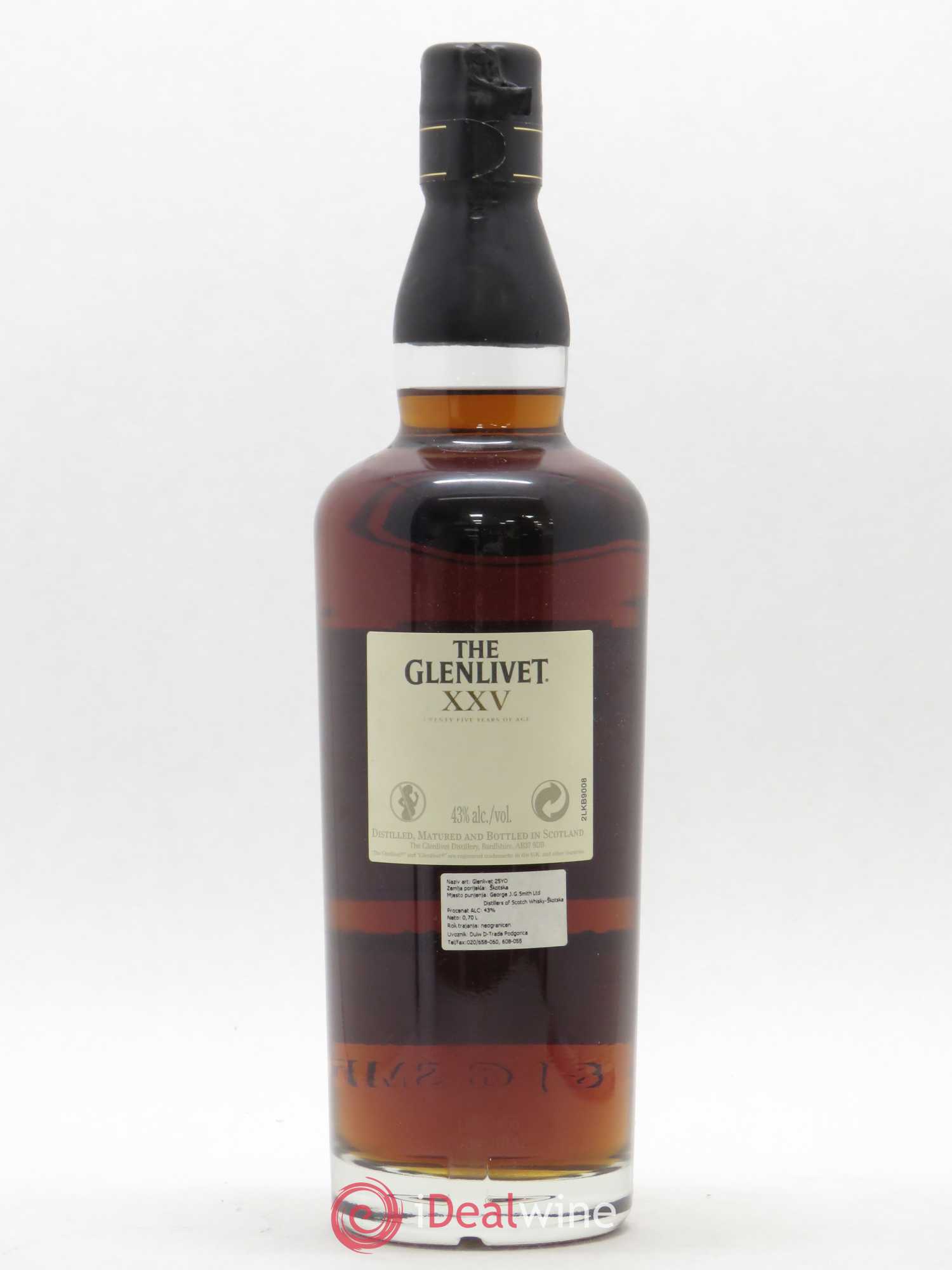 Whisky Scotland Whisky The Glenlivet XXV 25 years old - Lot of 1 bottle - 1