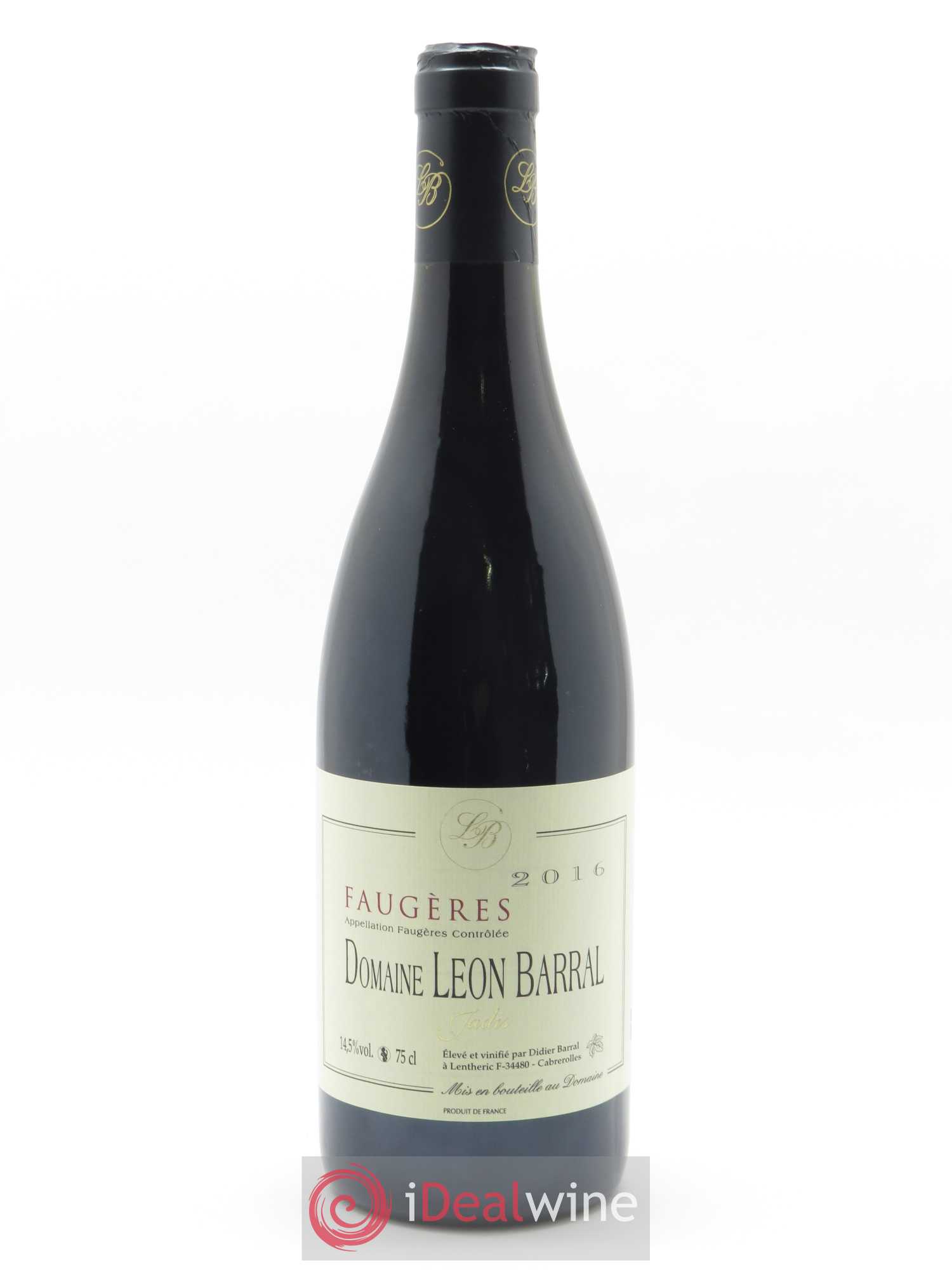 Faugères Jadis Domaine Léon Barral 2016 - Lot de 1 bouteille - 0