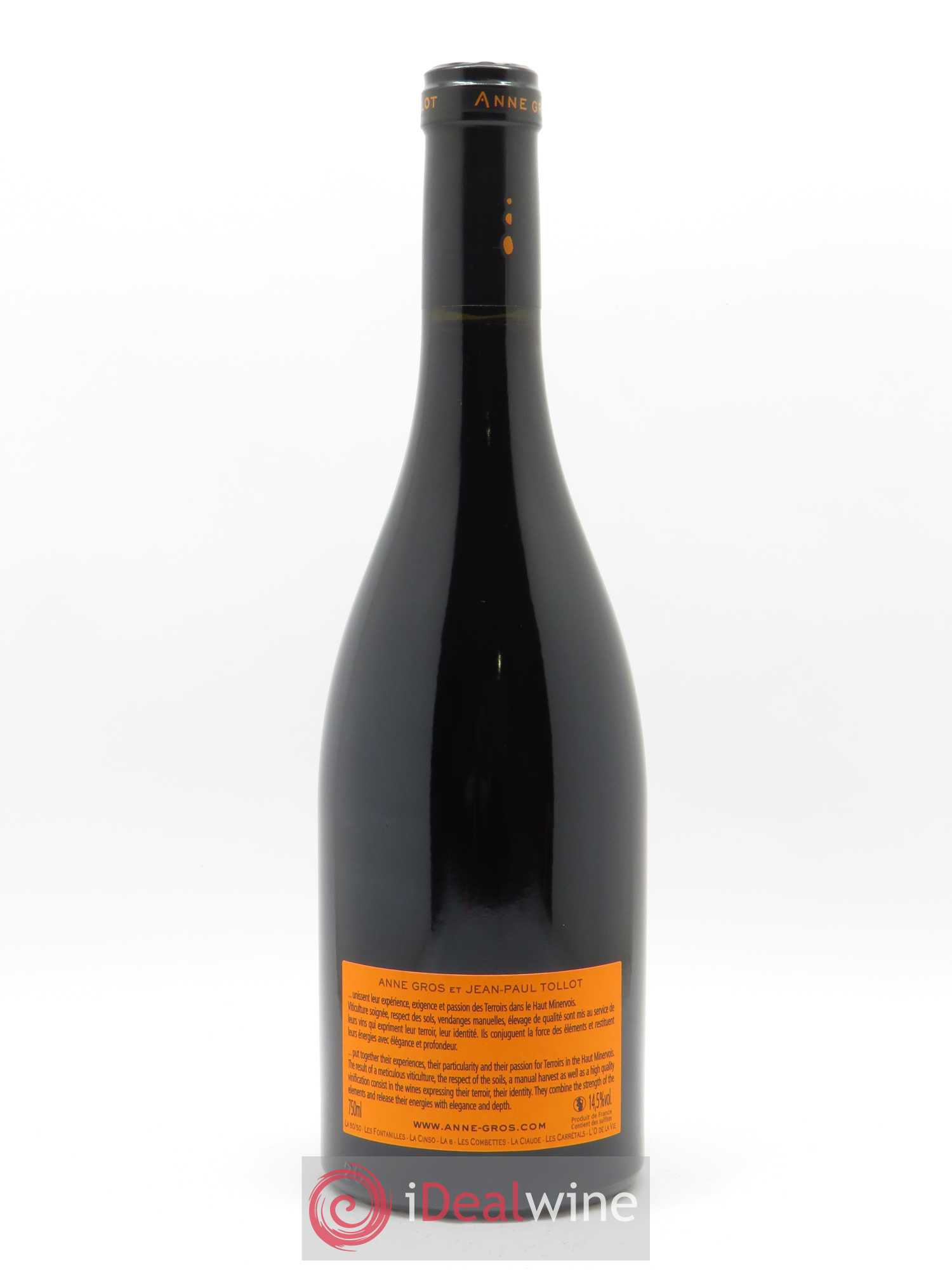 Pays d'Hérault - Côtes du Brian La 50/50 Anne Gros & Jean-Paul Tollot 2018 - Lot de 1 bouteille - 1
