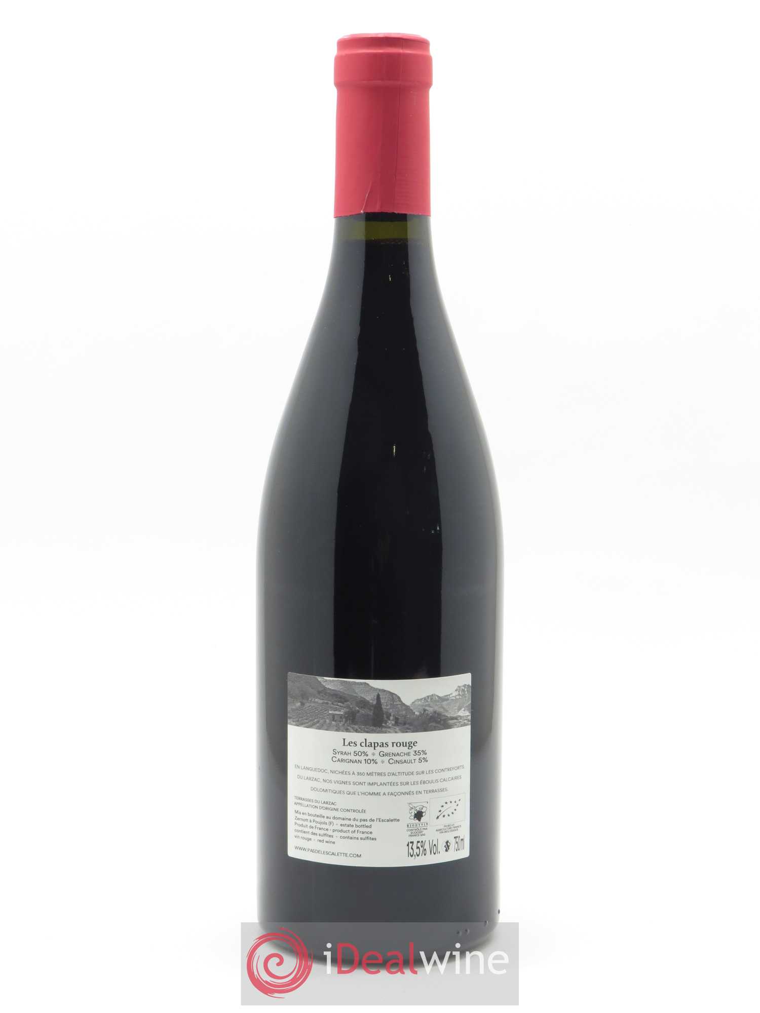 Terrasses du Larzac Clapas Pas de l'Escalette 2018 - Lot de 1 bouteille - 1