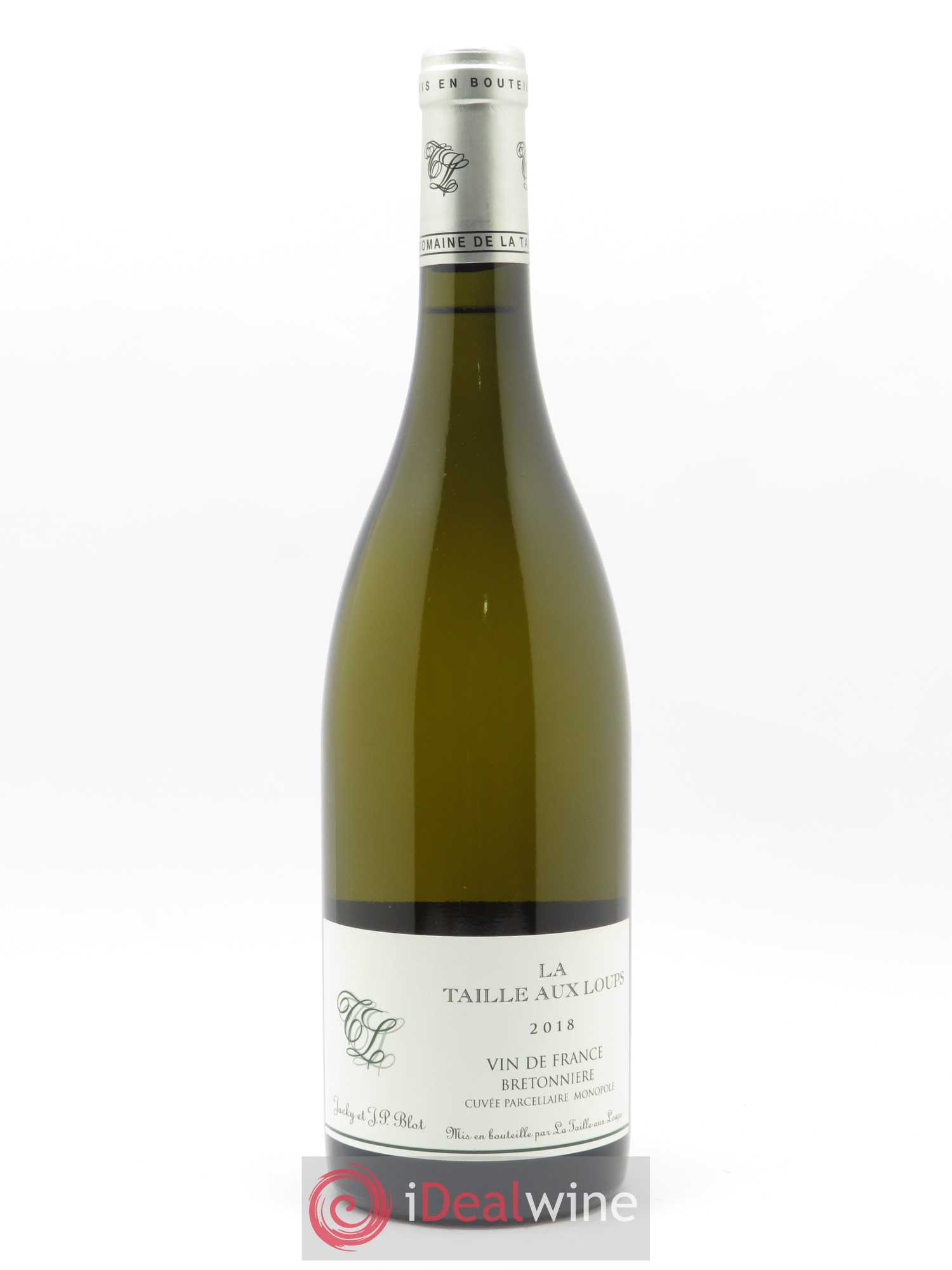 Vin de France Bretonnière La Taille aux Loups - Jacky Blot 2018 - Lot de 1 bouteille - 0