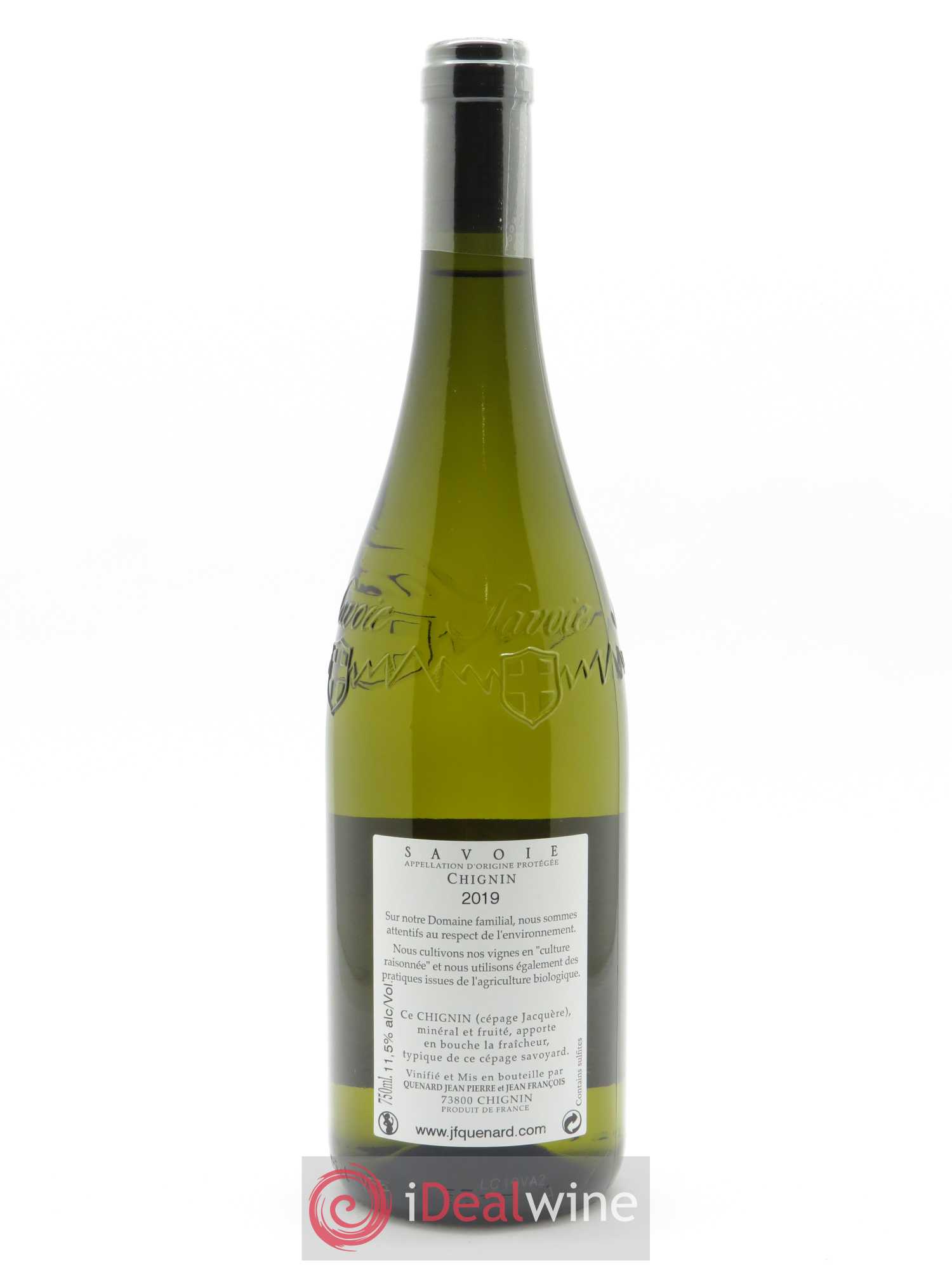 Vin de Savoie Chignin Vers Les Alpes Jean-François Quenard 2019 - Lot de 1 bouteille - 2