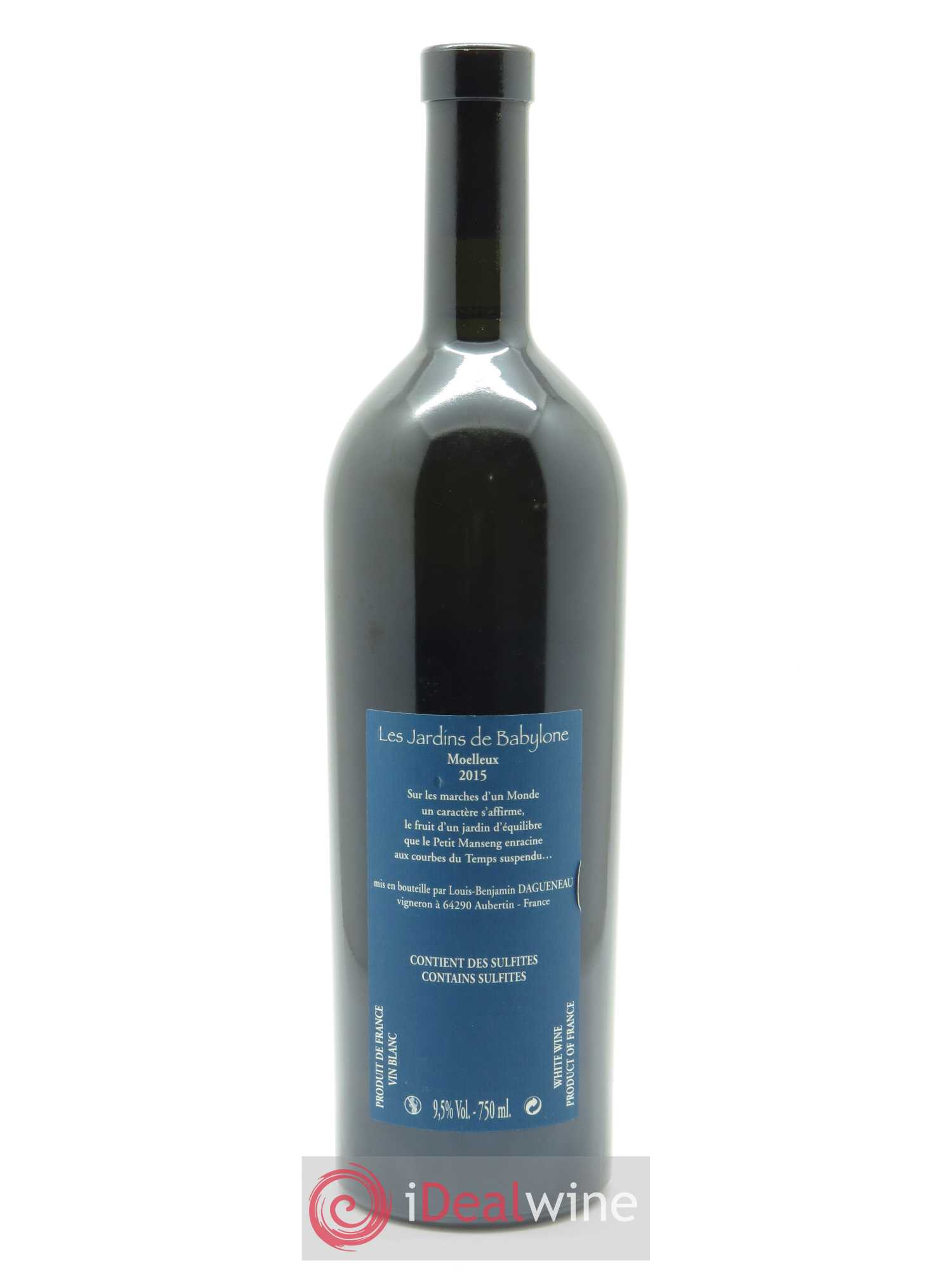 Vin de France (anciennement Jurançon) Jardins de Babylone Didier Dagueneau 2015 - Lotto di 1 bottiglia - 1