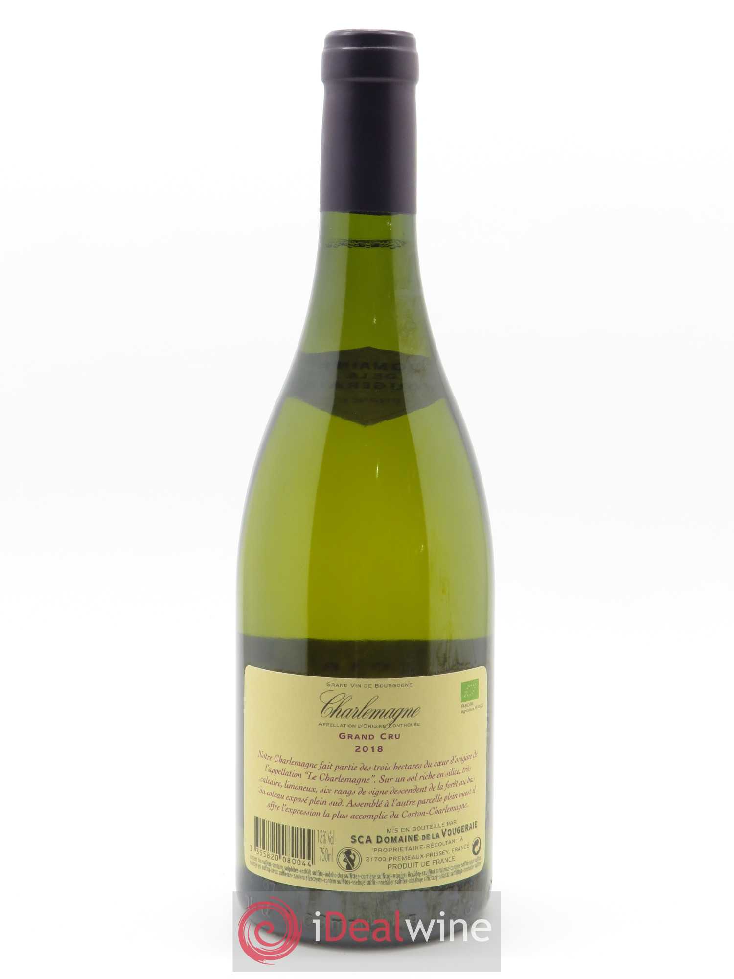 Charlemagne La Vougeraie 2018 - Lot de 1 bouteille - 1