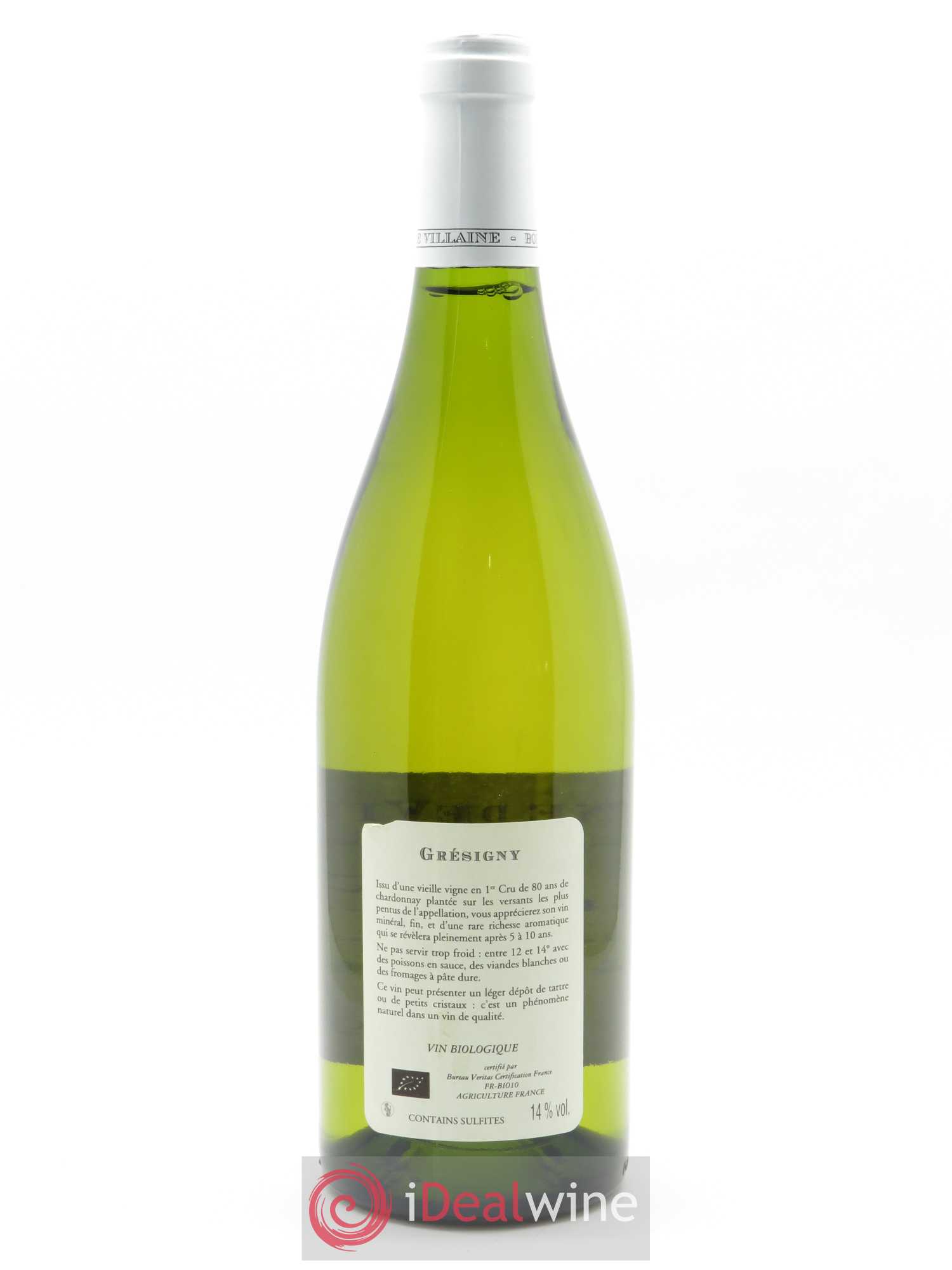 Rully 1er Cru Grésigny Domaine de Villaine 2016 - Lot de 1 bouteille - 1