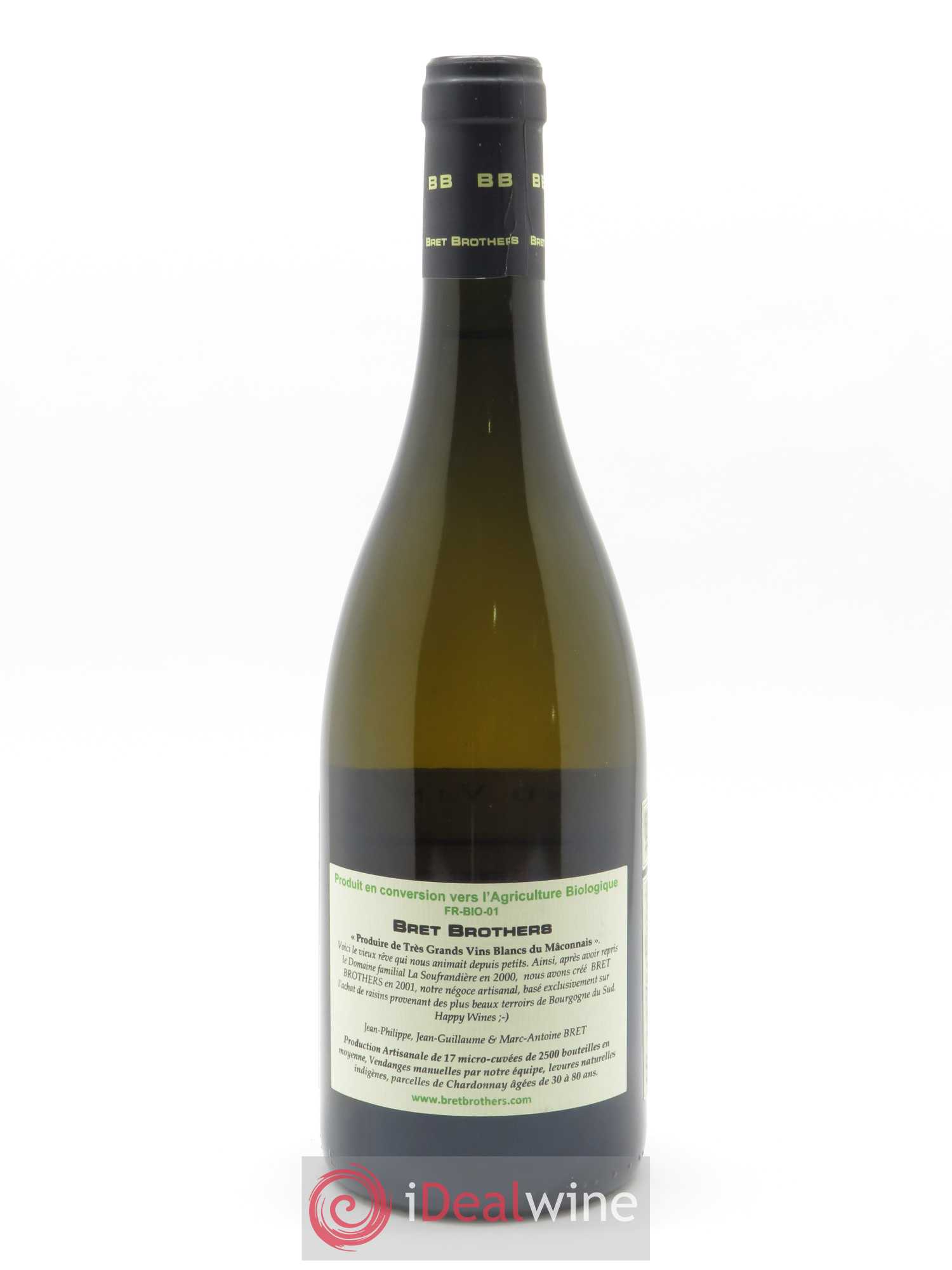 Mâcon Cuvée Ephémère Bret Brothers 2016 - Lot de 1 bouteille - 1