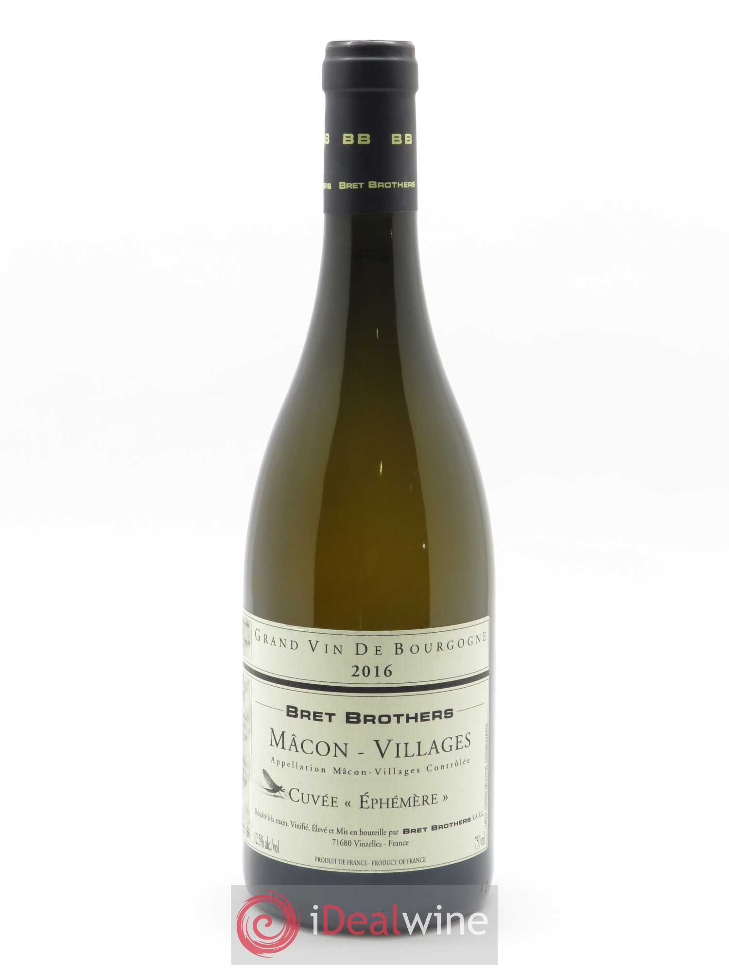 Mâcon Cuvée Ephémère Bret Brothers 2016 - Lot de 1 bouteille - 0