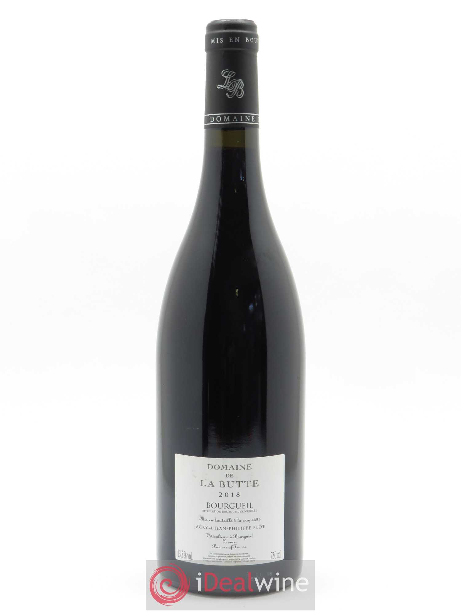 Bourgueil Coteaux du Levant Domaine de La Butte - Jacky Blot 2018 - Lot de 1 bouteille - 1